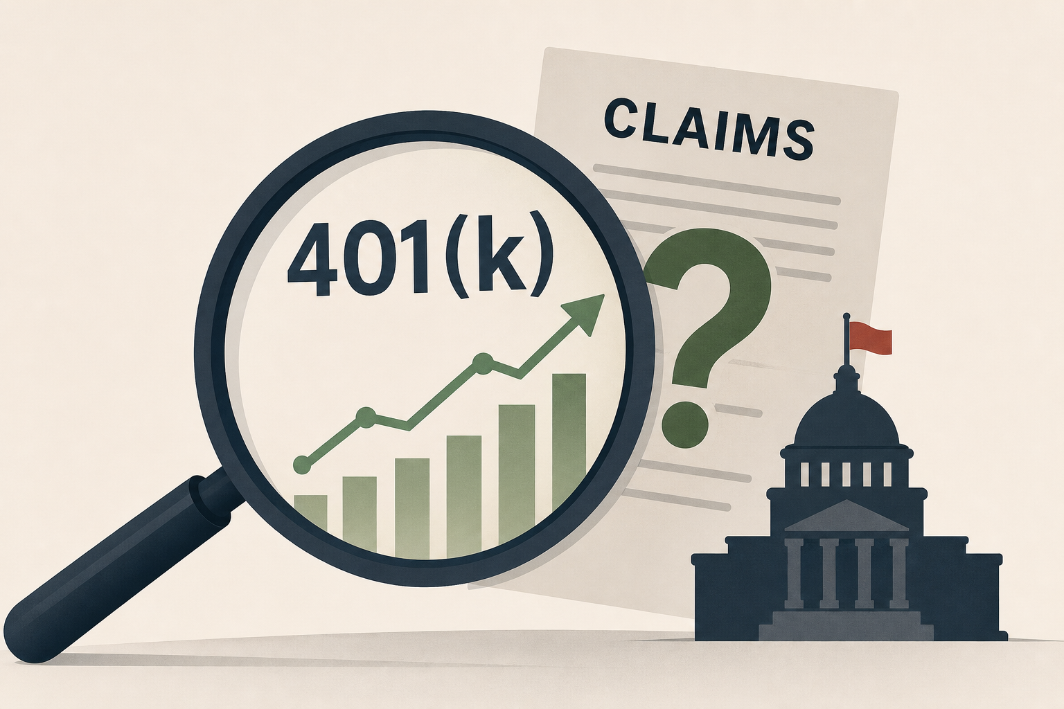 Fact-checking Trump's claims about 401(k) gains during his second term