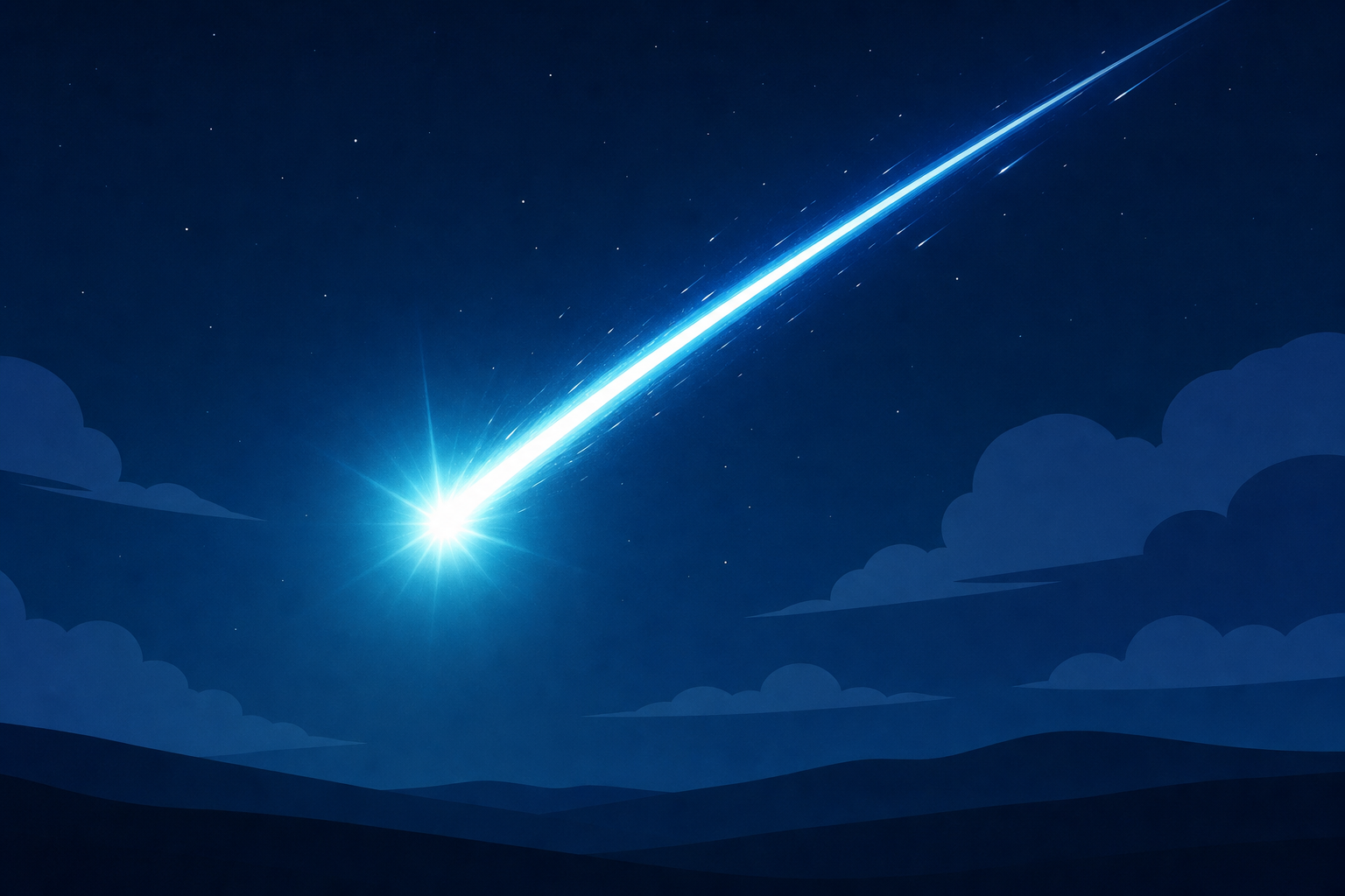 Meteor streaks across skies, causes bright flash Sunday morning