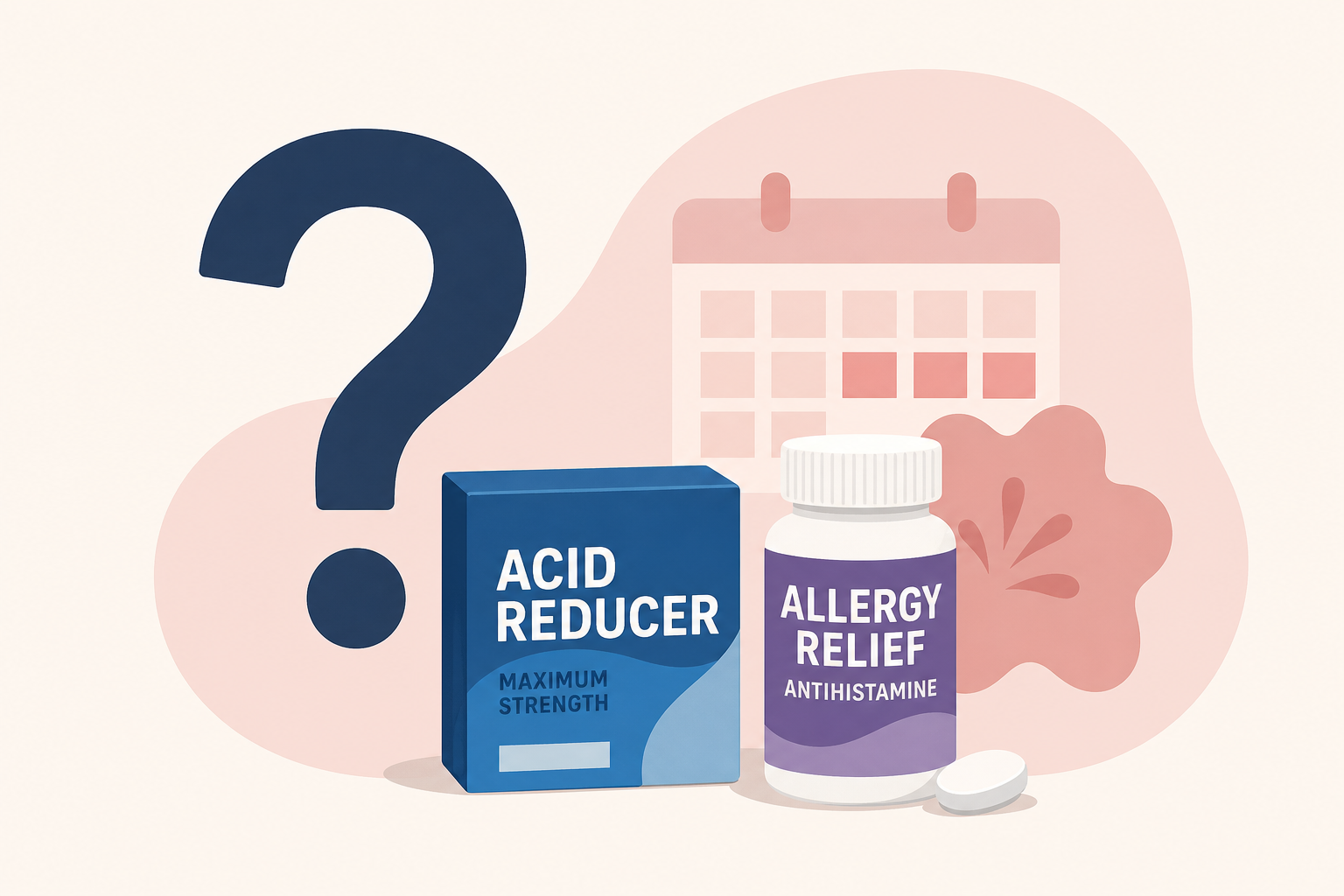 Could Pepcid AC and allergy pills help with PMS symptoms? : NPR