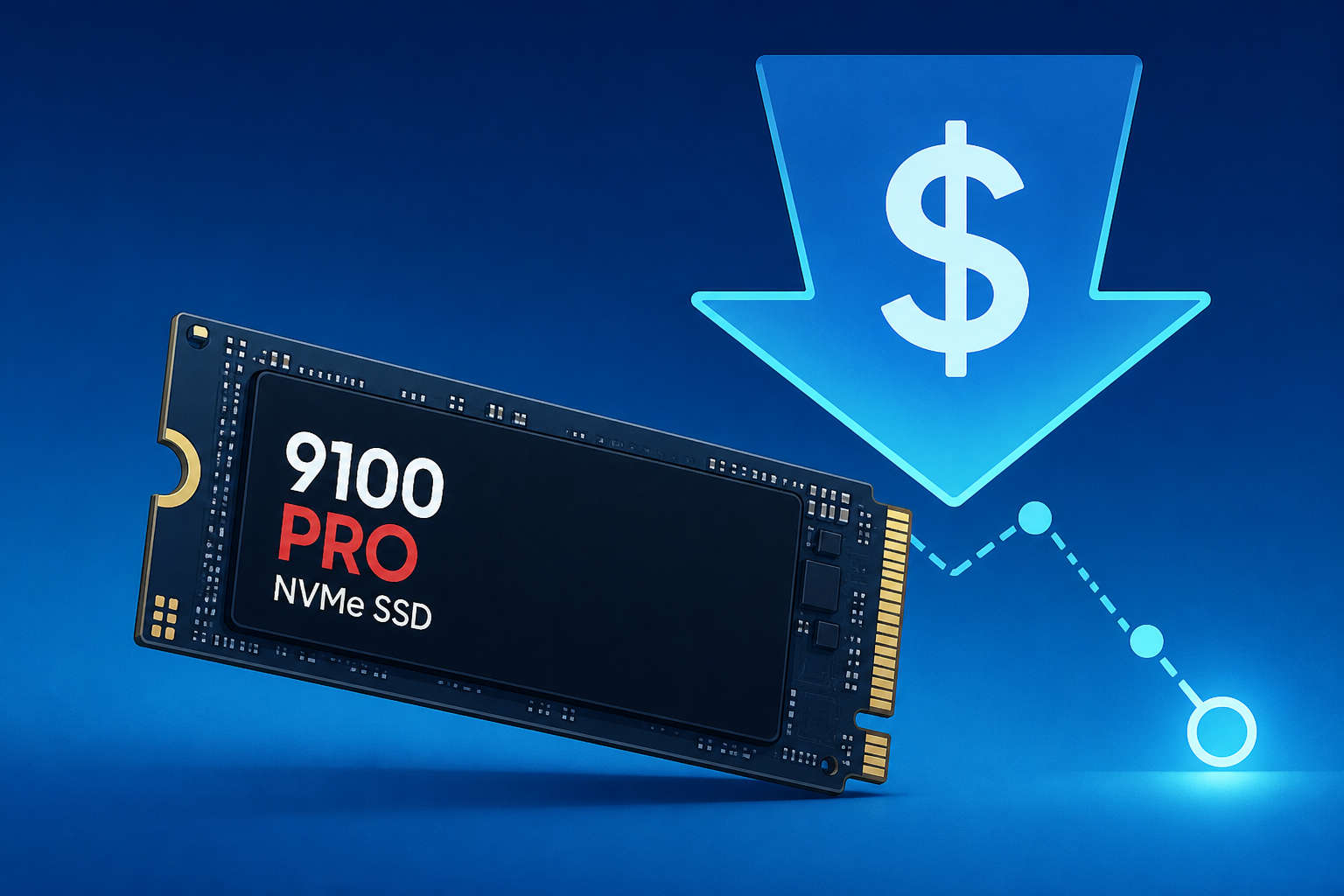 Rapid Samsung 9100 Pro NVMe SSD falls back to its cheapest price in months