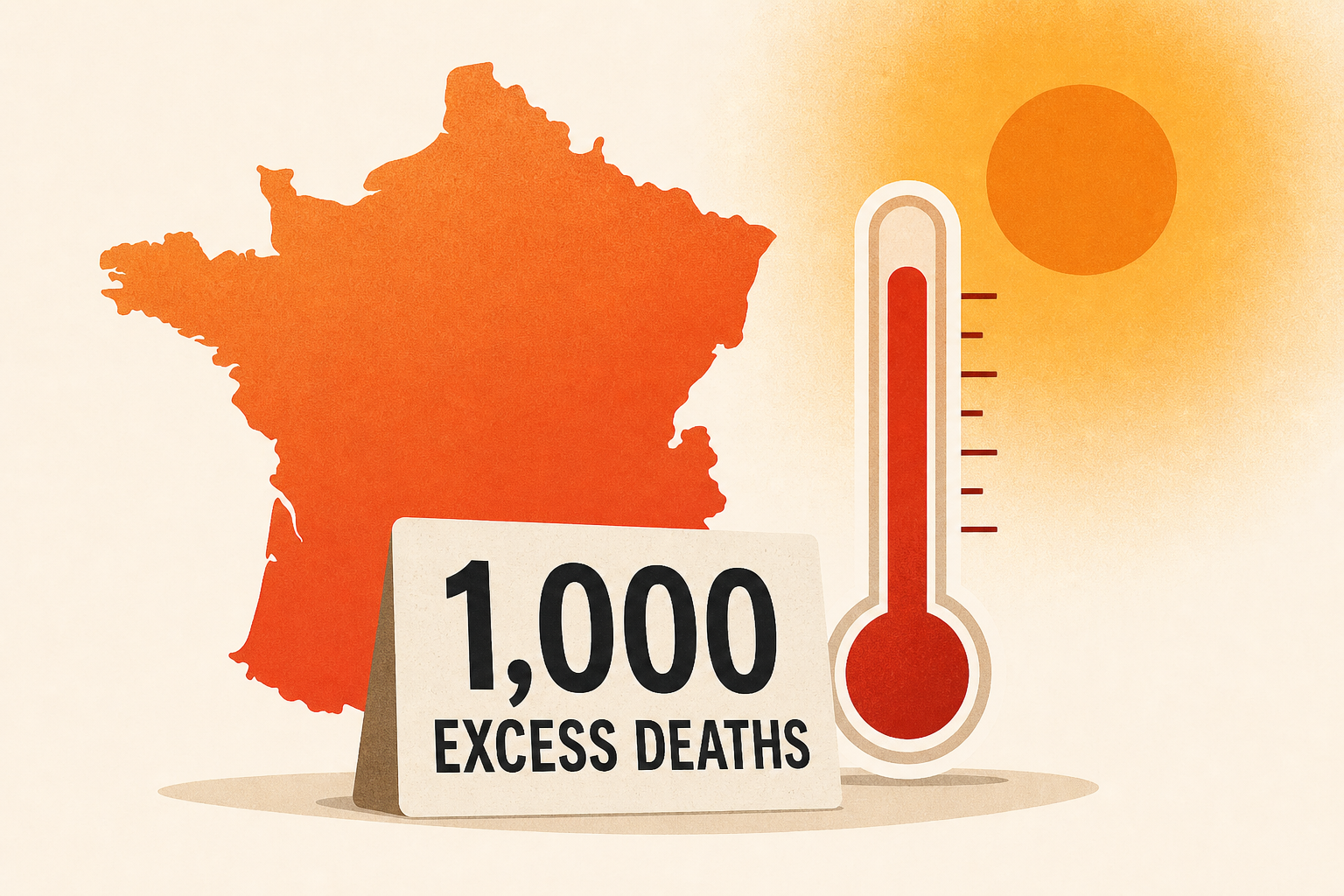 France Recorded 1,000 Excess Deaths During Heat Wave, Officials Say