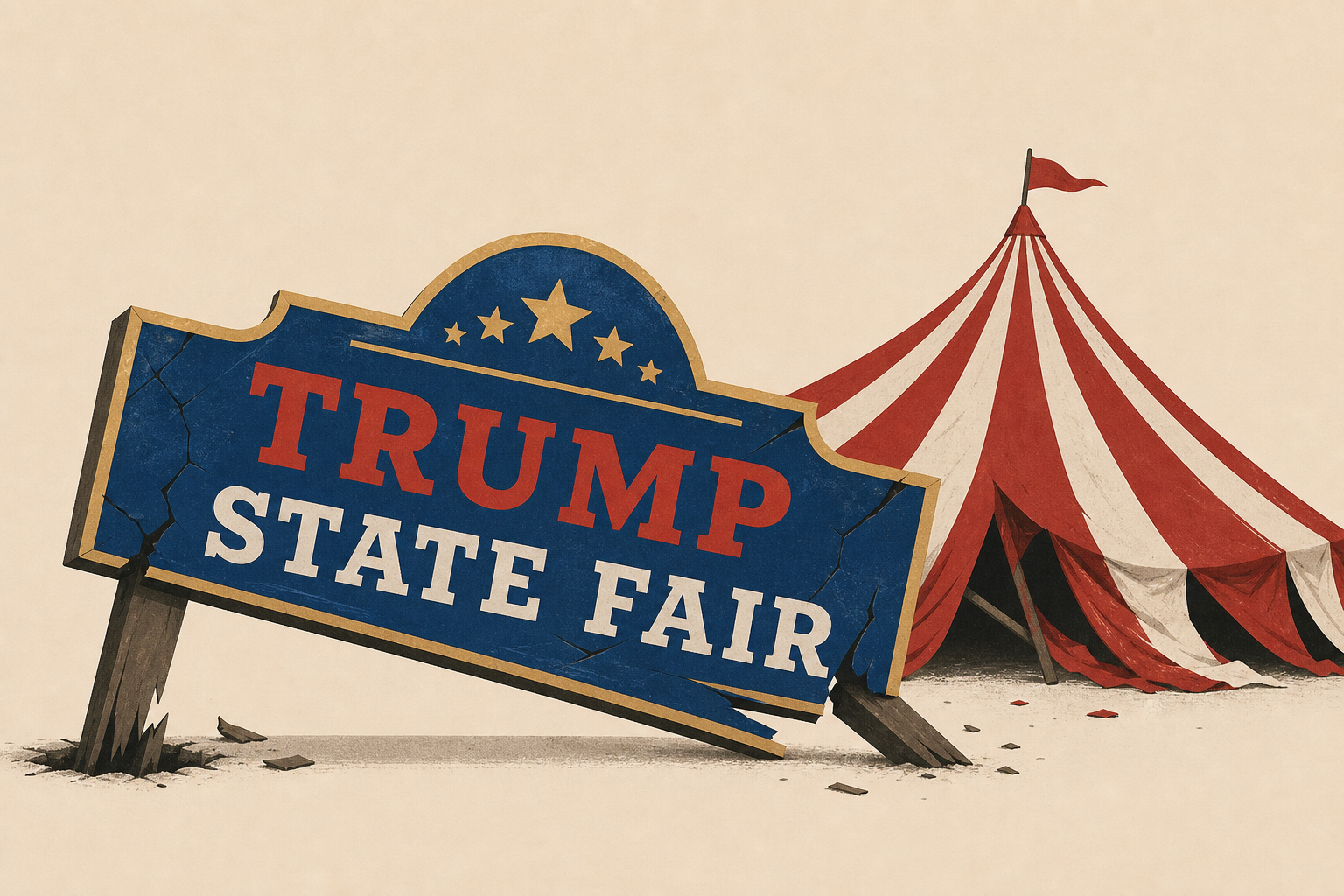 Fox News Accidentally Proves Trump State Fair Is a Disaster