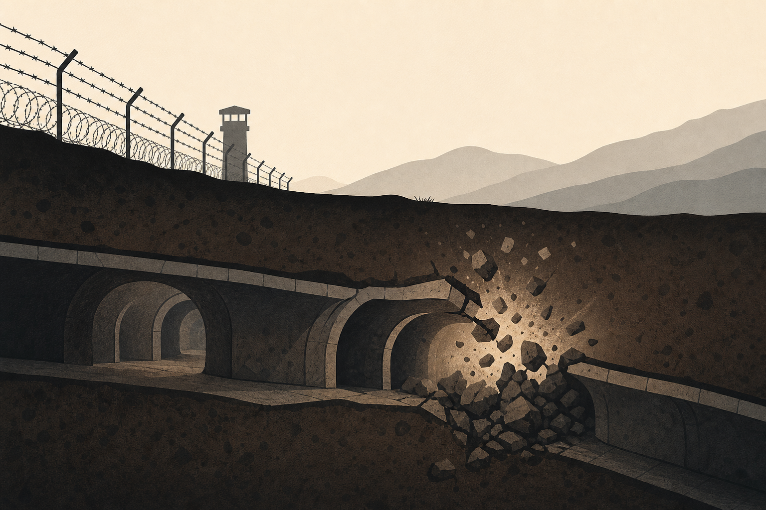 IDF dismantles Hezbollah terror tunnel complex near Israeli border