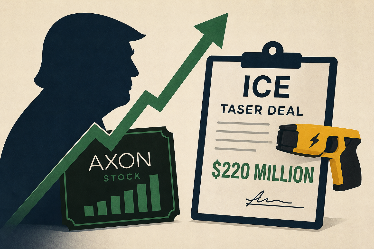 Trump bought Axon stock before ICE sought $220 million Taser deal
