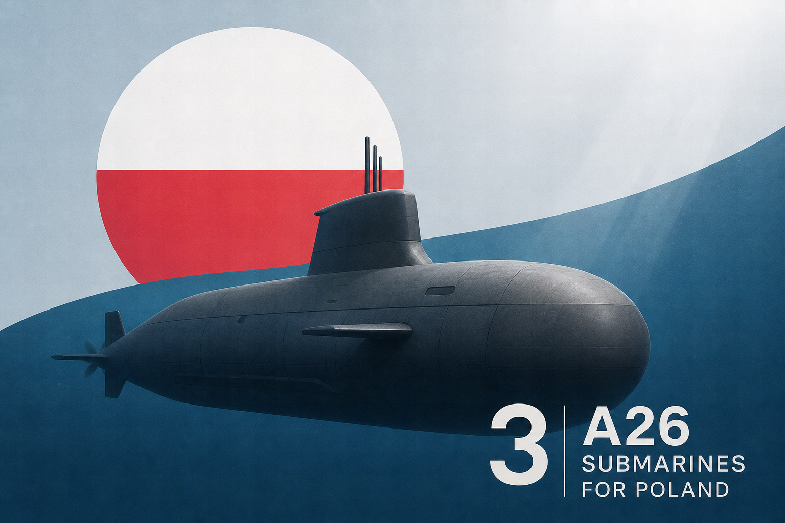 Saab receives order for three A26 submarines for Poland