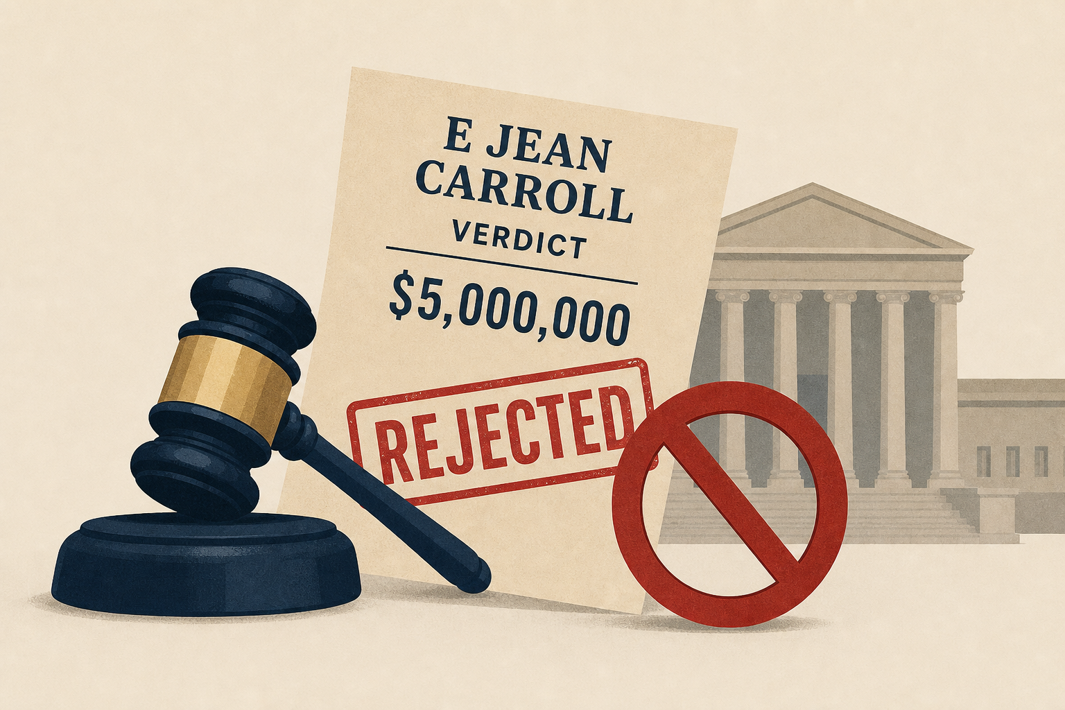 US supreme court rejects Trump’s bid to appeal $5m E Jean Carroll verdict