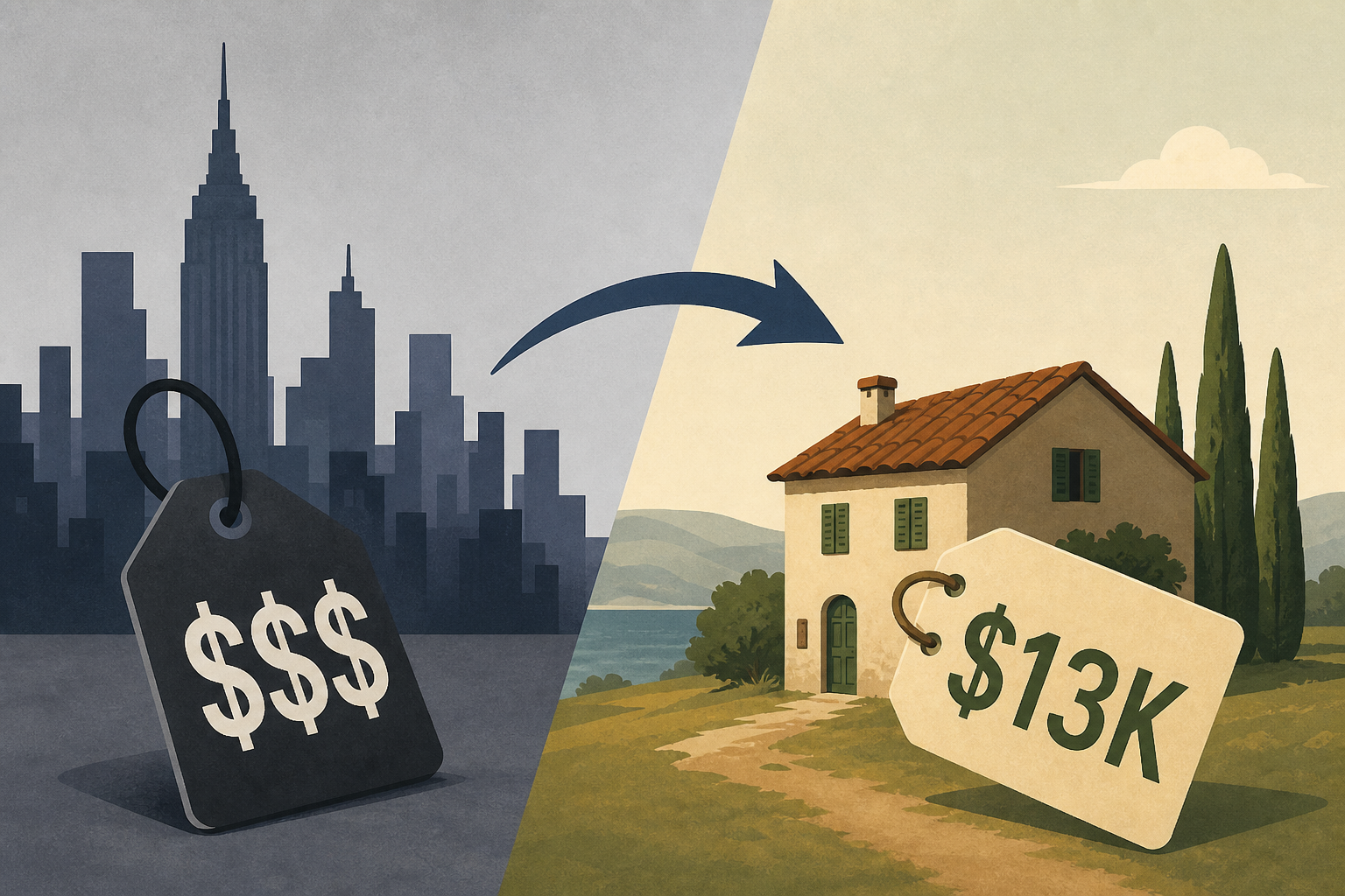 American family calls its quits on overpriced NYC, buys home in Italy for just $13K