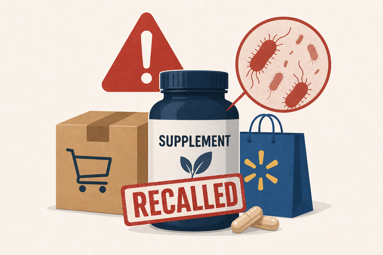 Supplements sold on Amazon, Walmart recalled over possible salmonella risk