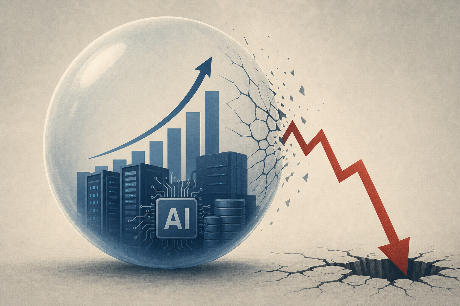 AI spending boom could end in global bust, report says