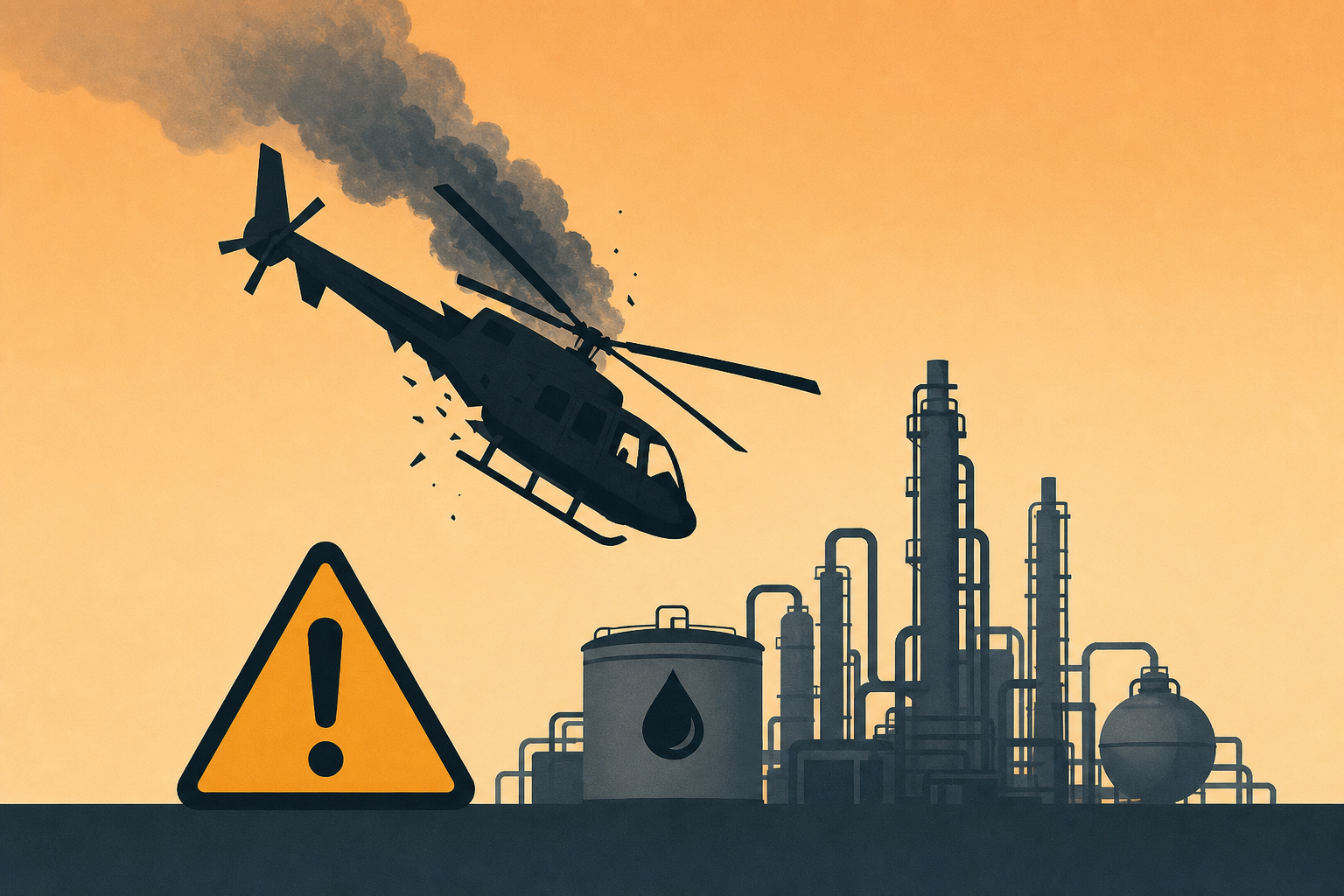 Helicopter Crash Kills All Aboard at Major Saudi Refinery