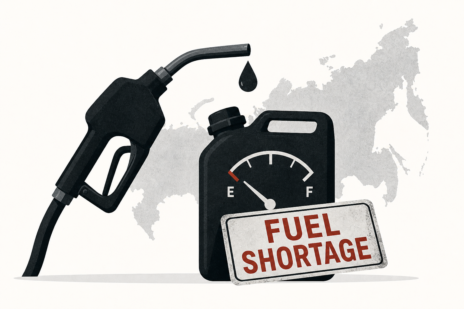 Putin makes rare admission of fuel shortages caused by Ukrainian strikes