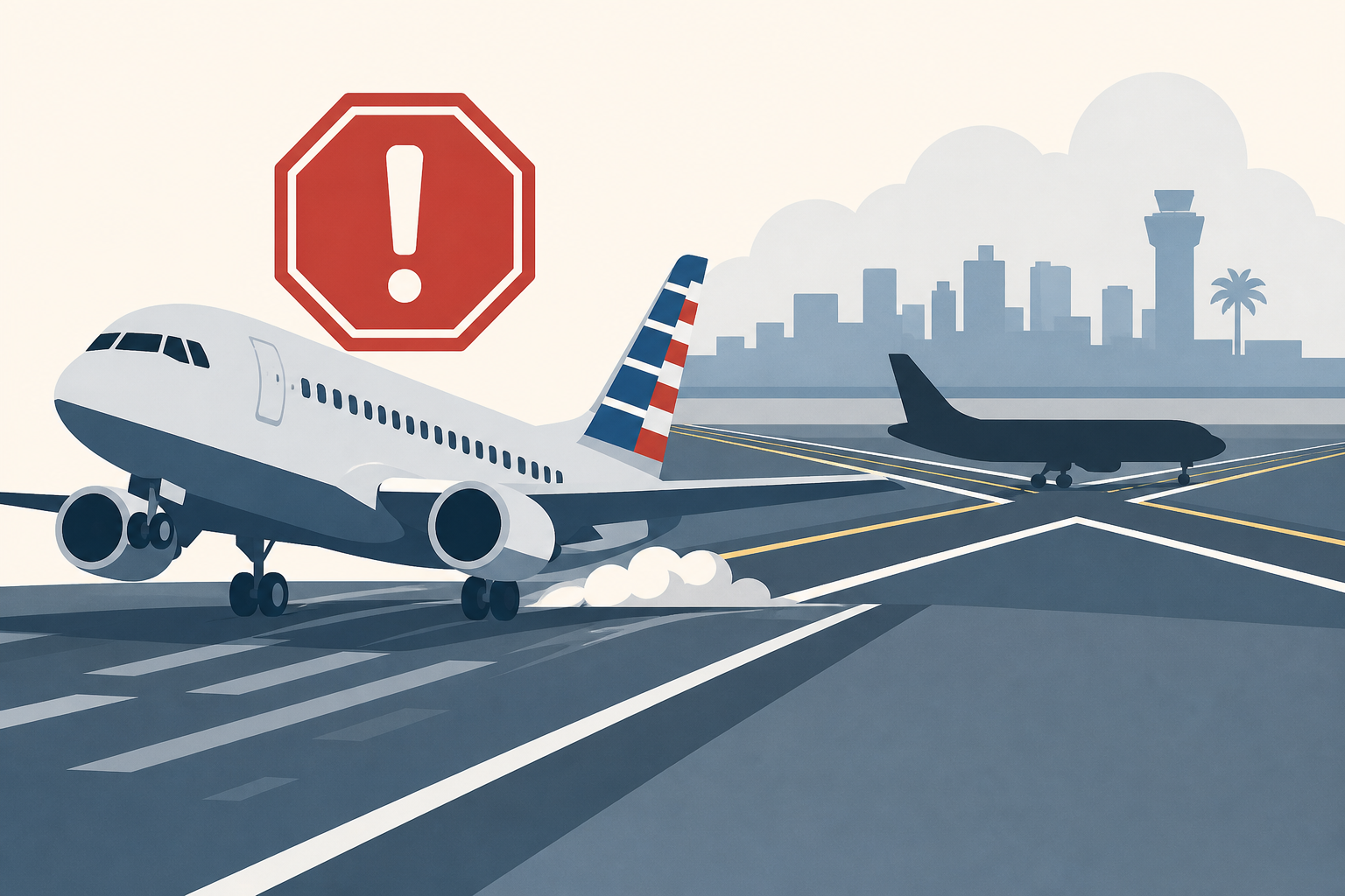 American Airlines flight aborts takeoff after runway incursion at MIA