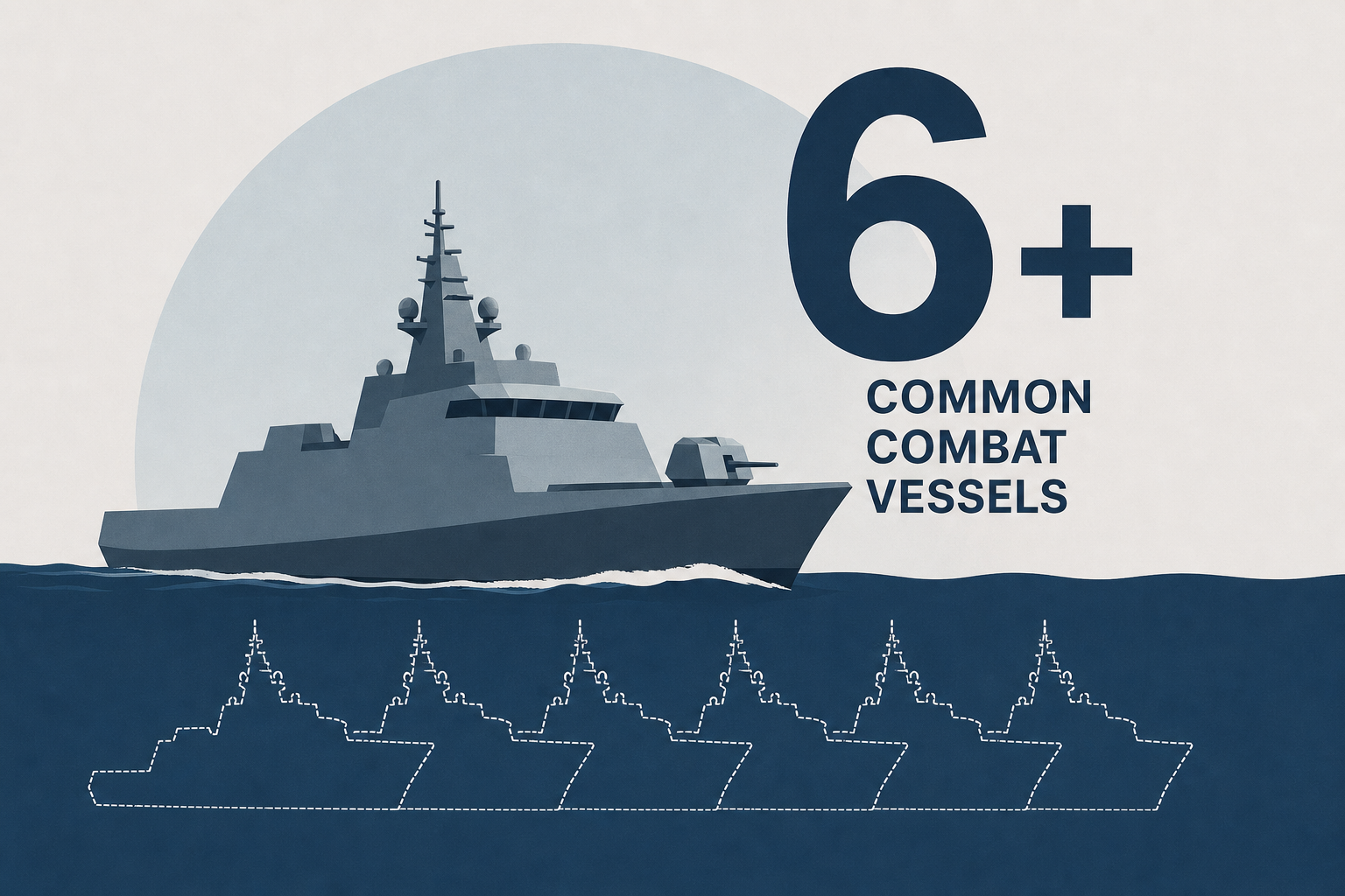 At least six Common Combat Vessels will be built for the Royal Navy