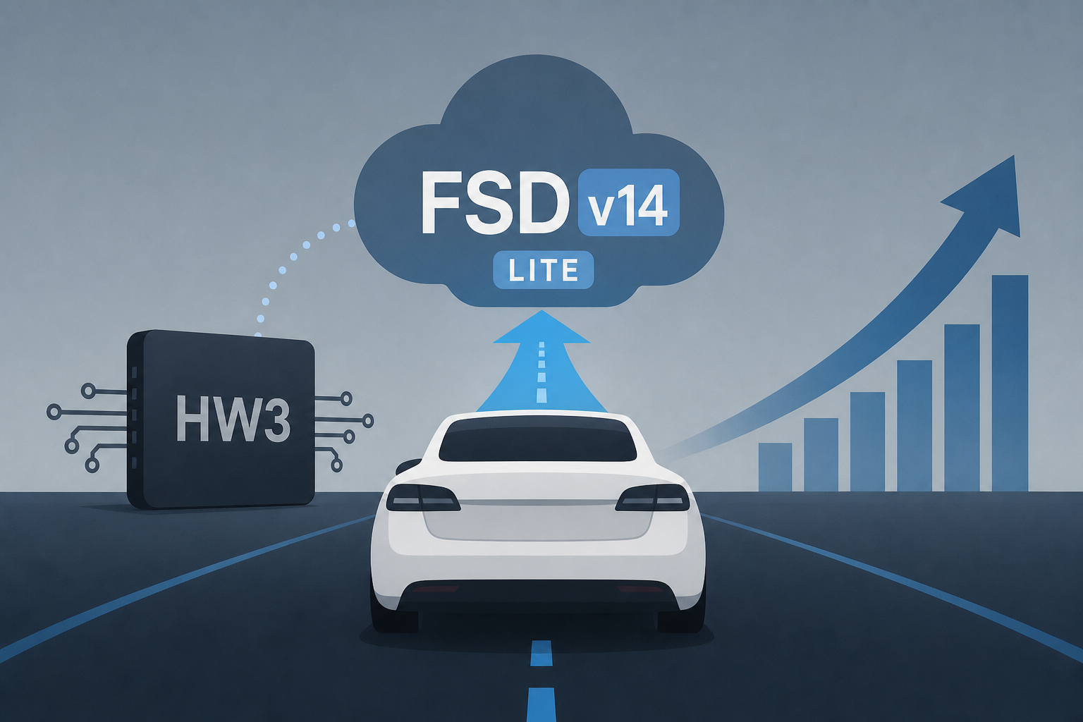 Tesla starts FSD v14 'Lite' rollout to HW3 cars