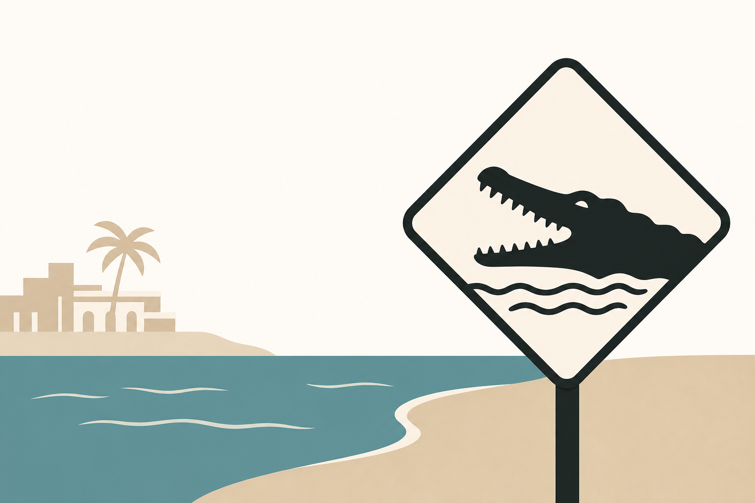 Man killed in crocodile attack at beach near Mexico resort