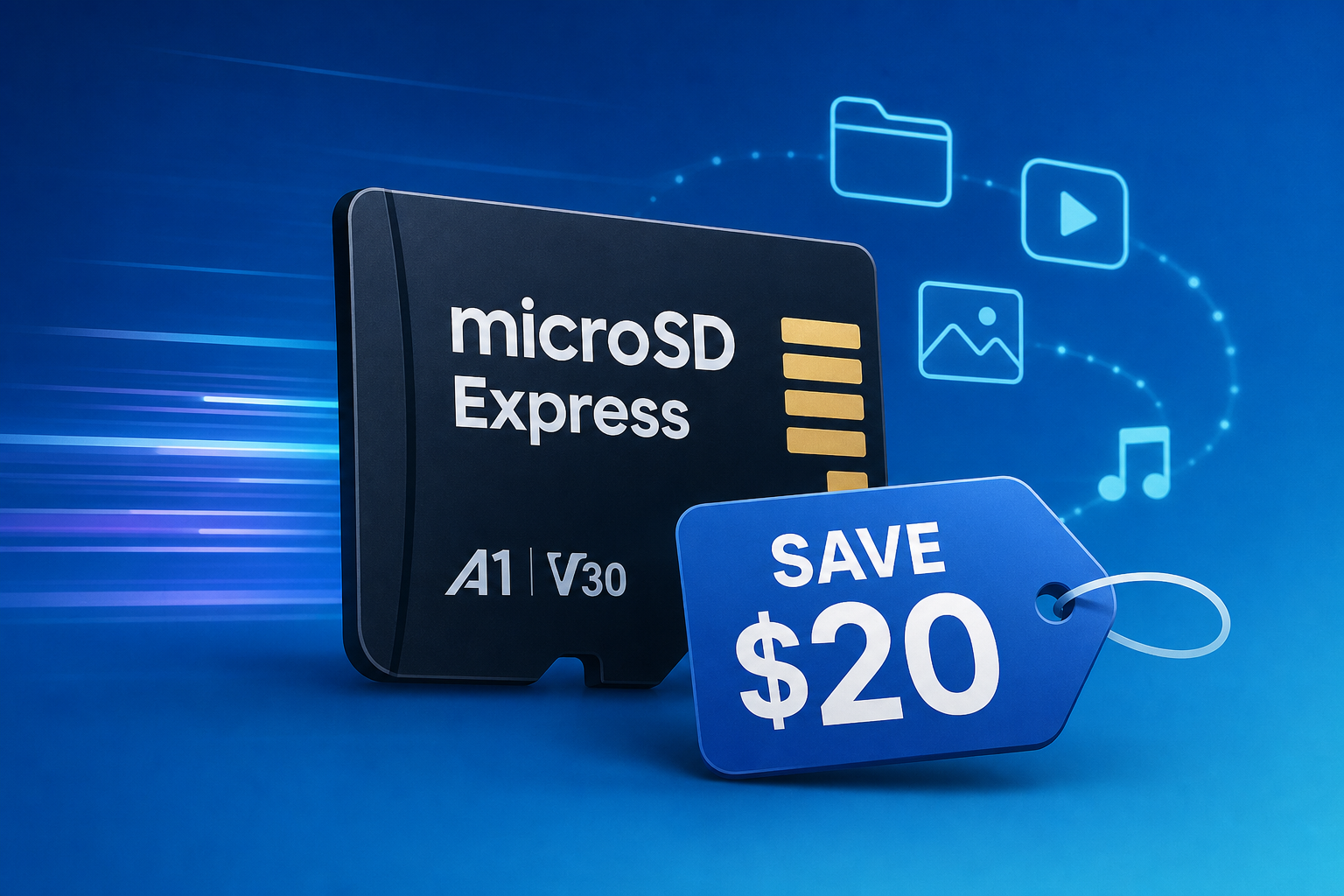 Save $20 on Samsung MicroSD Express Cards