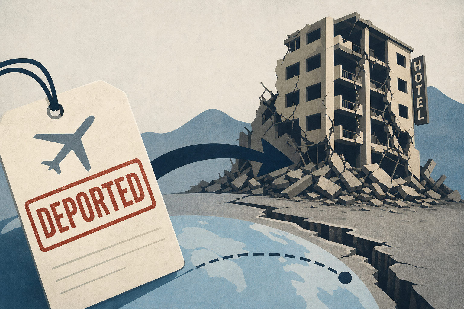 More than 100 Venezuelans deported from US were in La Guaira hotel destroyed by earthquakes