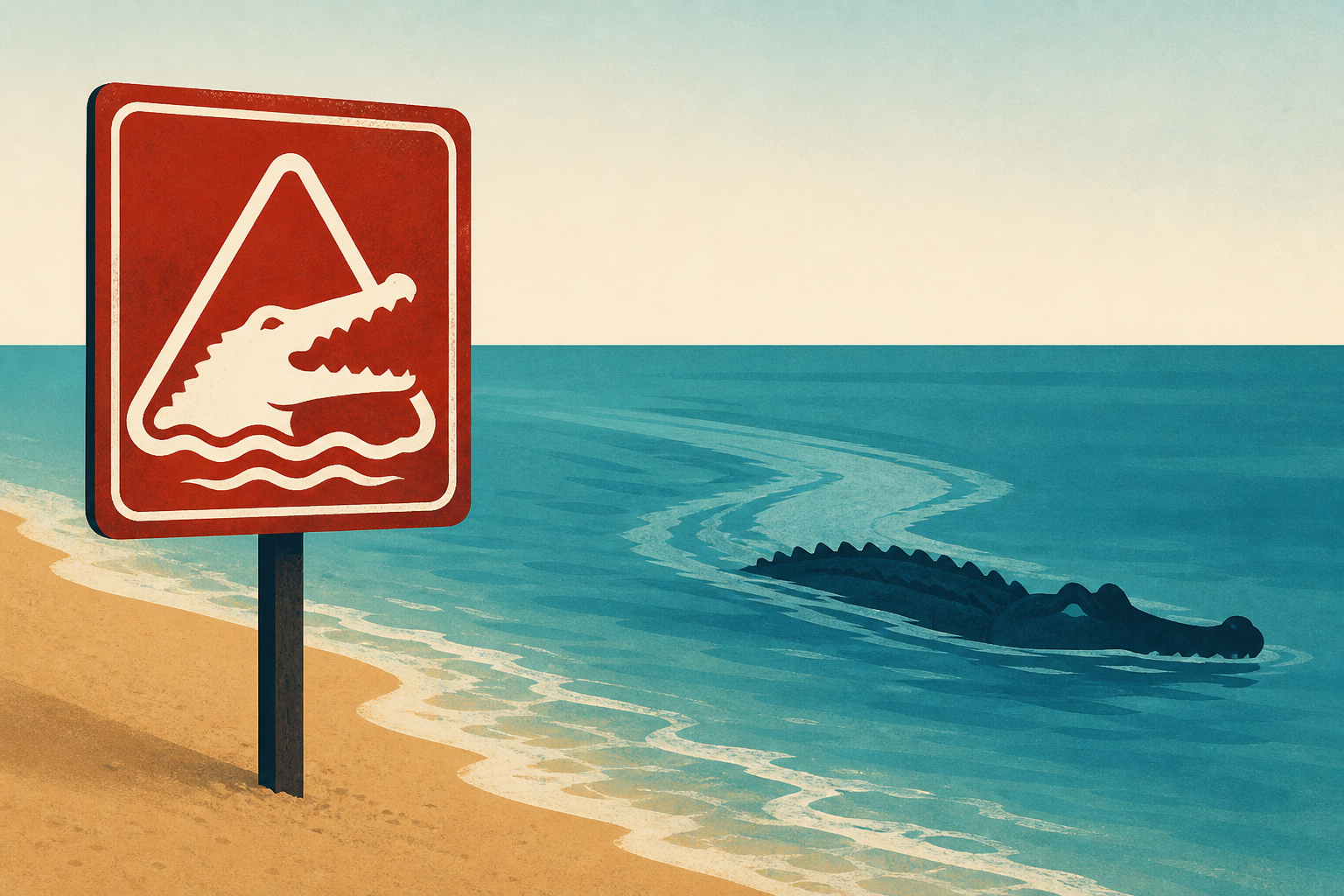 Crocodile attacks, kills 28-year-old at popular Mexico beach and drags him out to sea, reports say