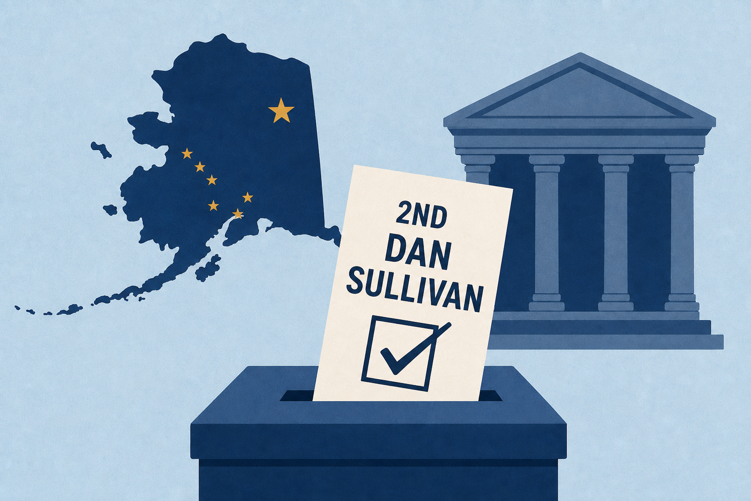Alaska Supreme Court orders a spot on the ballot for 2nd Dan Sullivan