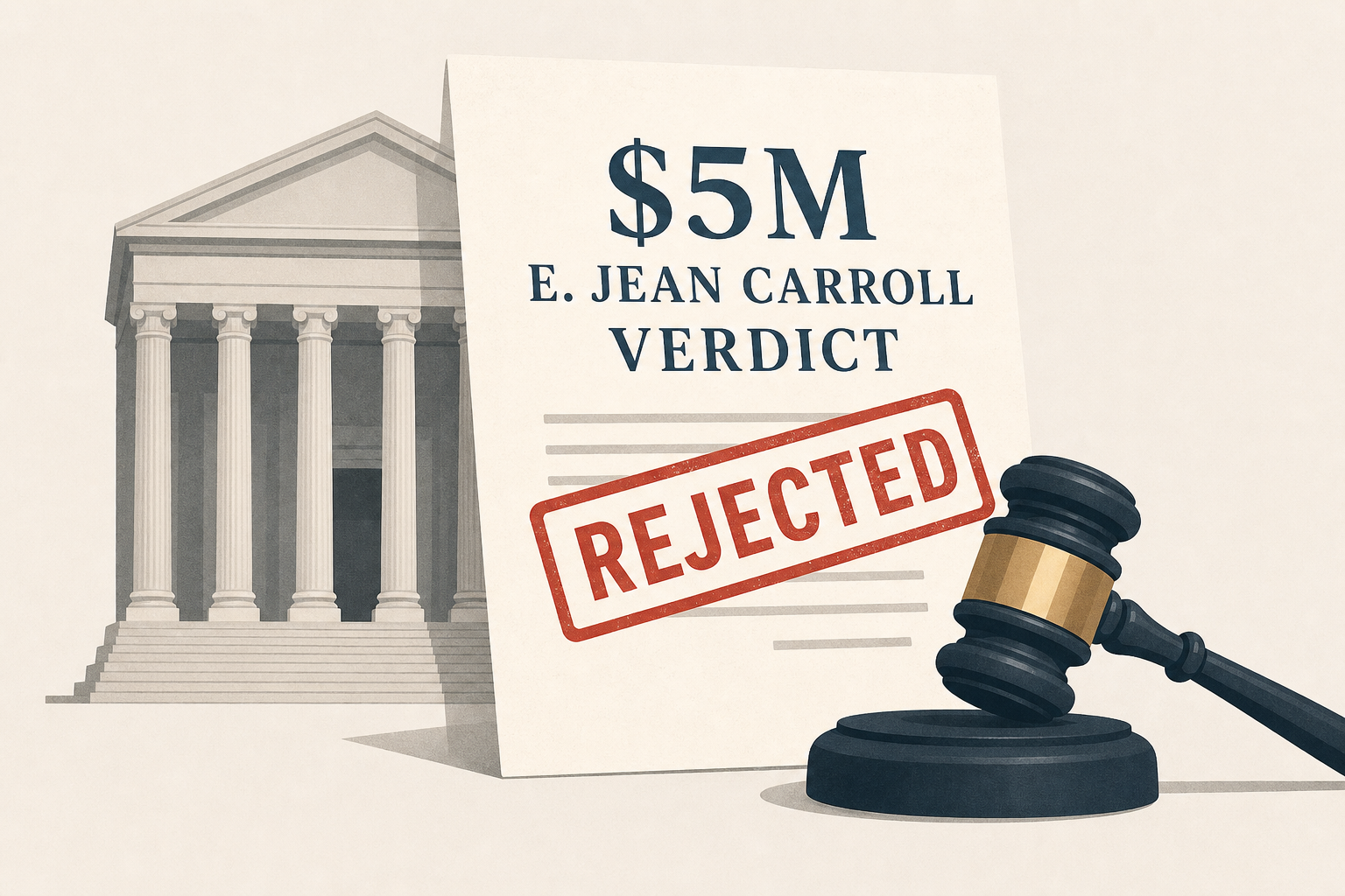 Supreme Court rejects Trump push to toss $5M E. Jean Carroll verdict