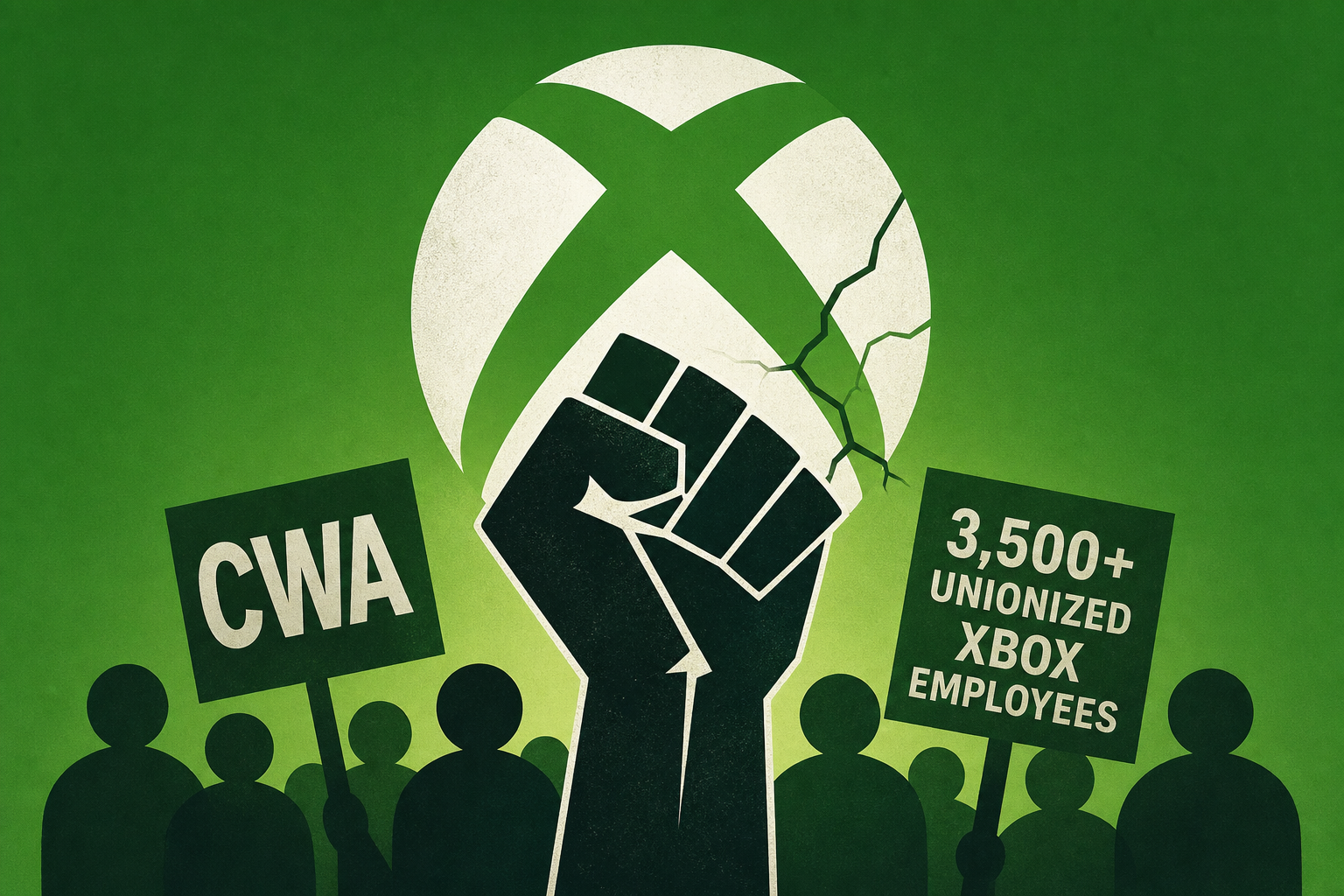 The CWA and 3,500+ Unionized Xbox Employees Are Ready to Fight Back Against Xbox's Reported Imminent Mass Layoffs