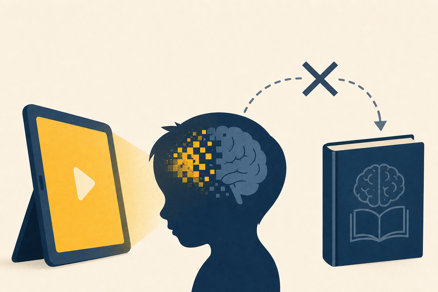 Screentime foryoung kids will harm ability to learn later