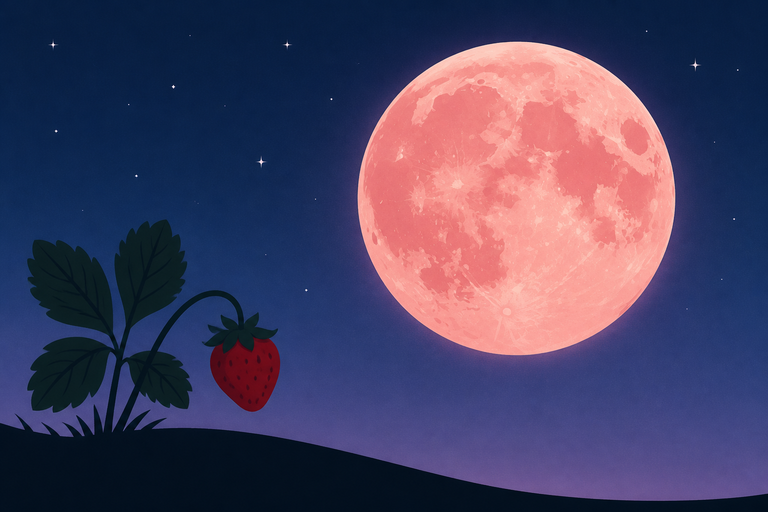 Strawberry Moon dazzles the night sky as first full moon of the summer