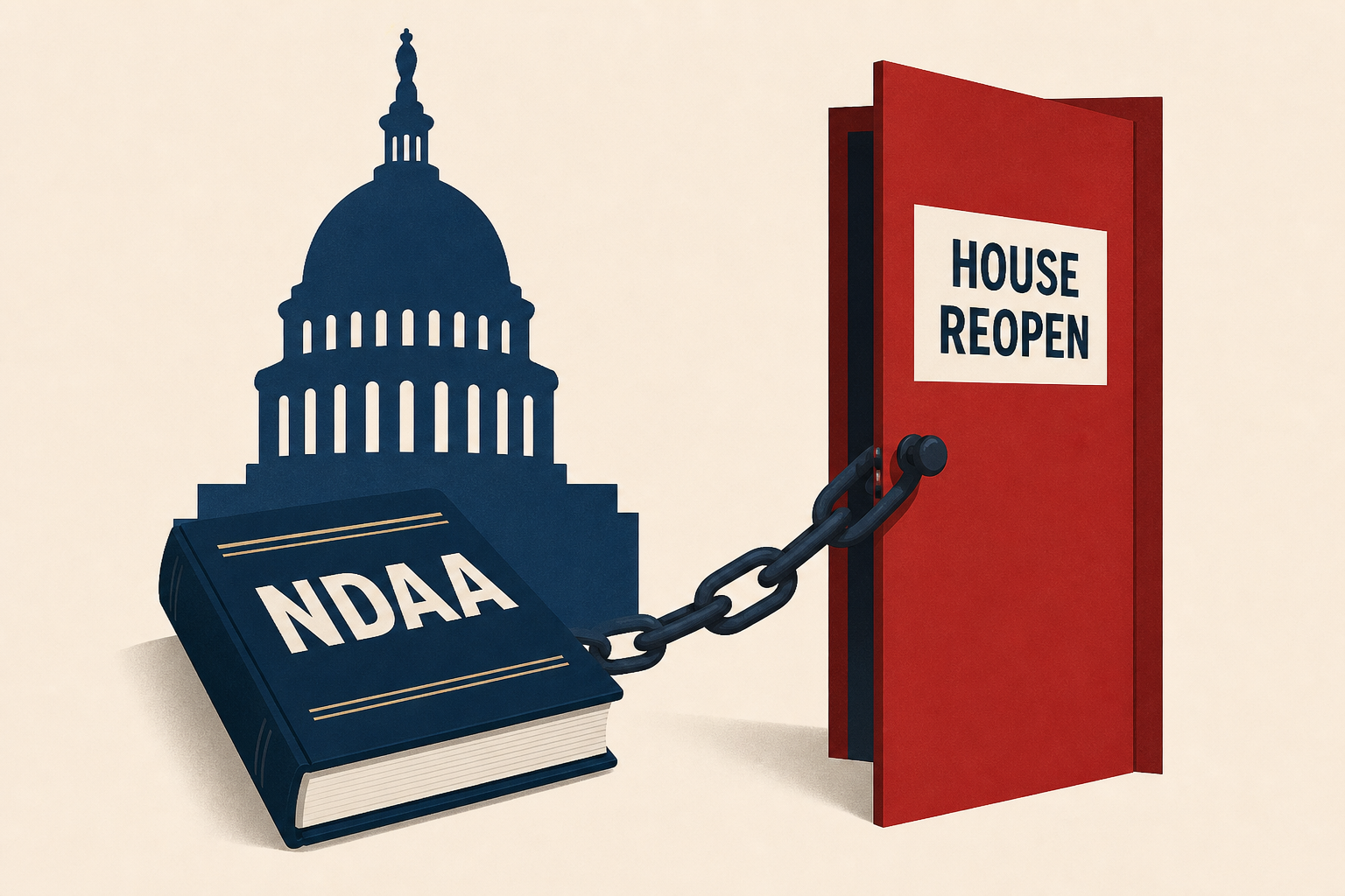 GOP infighting stalls NDAA as Luna defies Trump call to reopen House