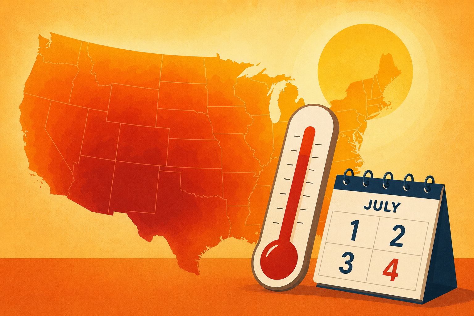 See Day-by-Day Forecast as Heat Wave Engulfs U.S. Ahead of the July 4 Weekend