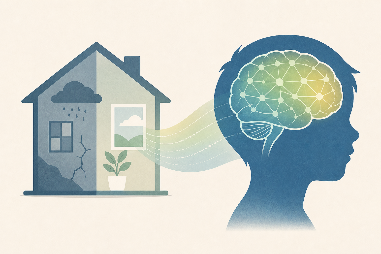 A child's living conditions shows up in how their brain functions, WashU scientists find