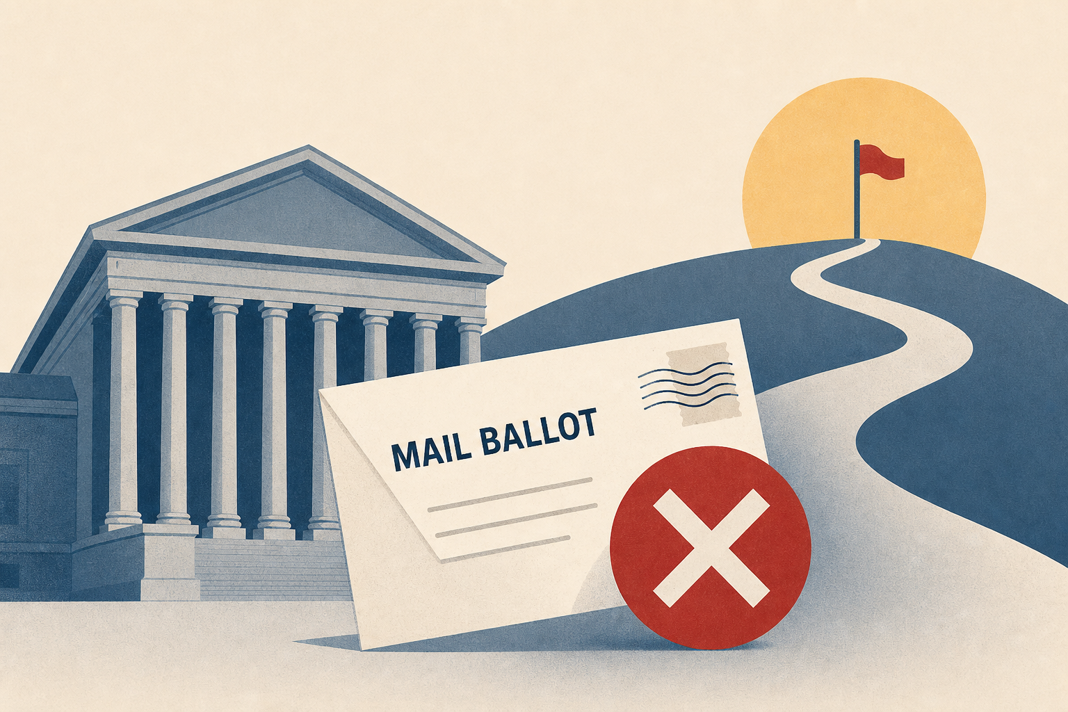 Supreme Court hands Trump a loss on mail ballot deadlines. Is a bigger win for him coming?