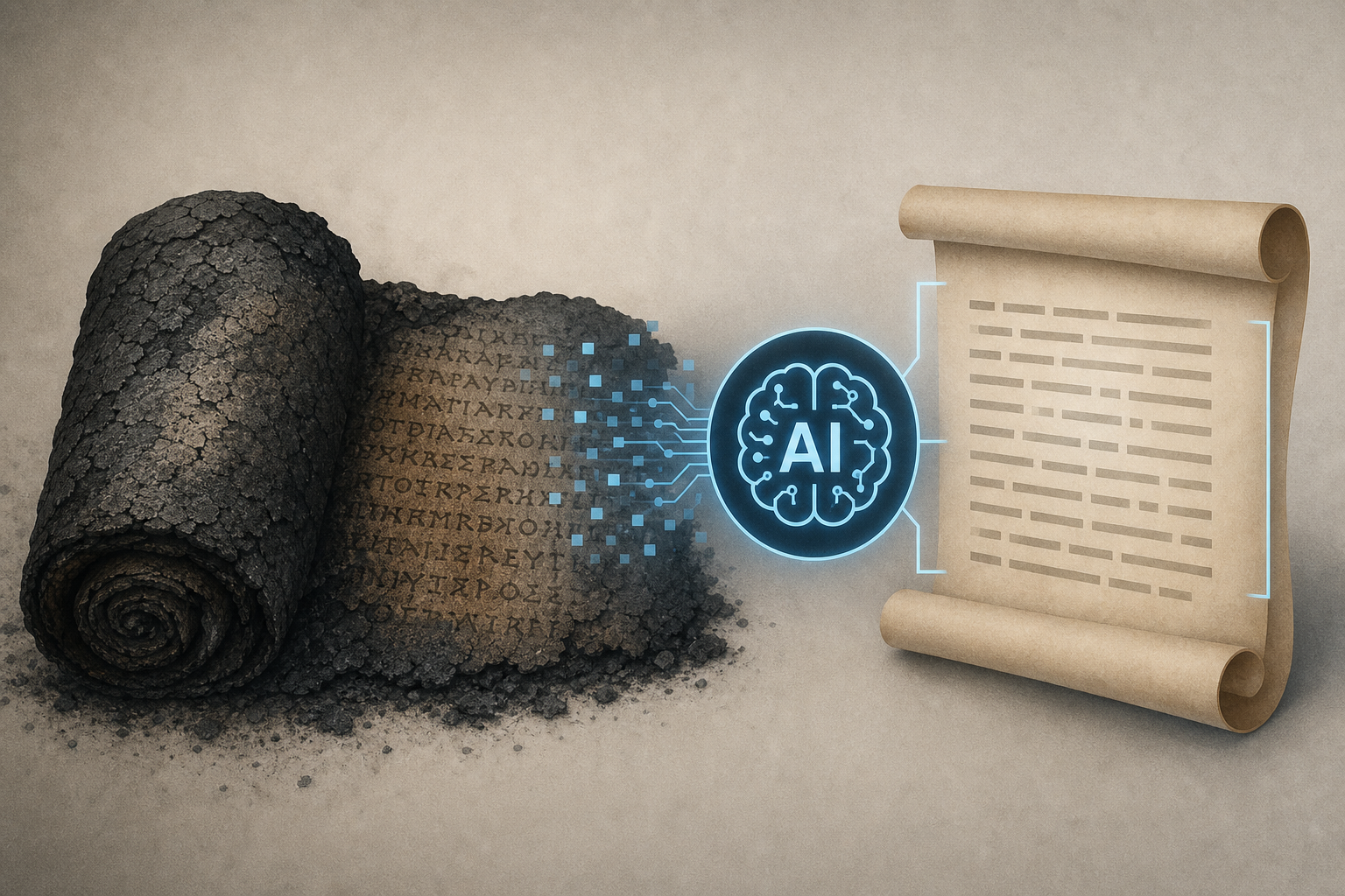 2,000-year-old scrolls buried by Mount Vesuvius eruption finally deciphered with help from AI
