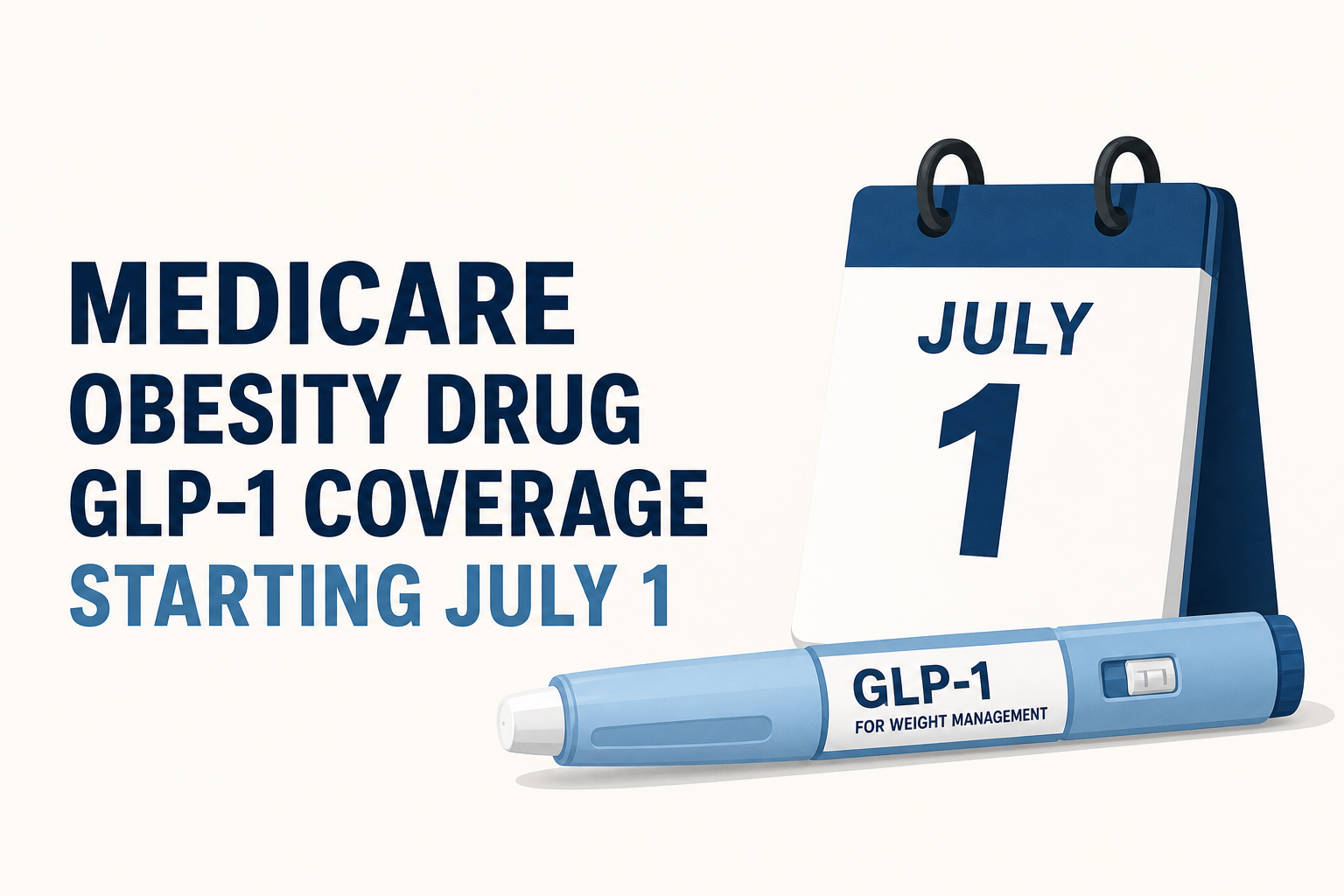 Medicare obesity drug GLP-1 coverage starting July 1