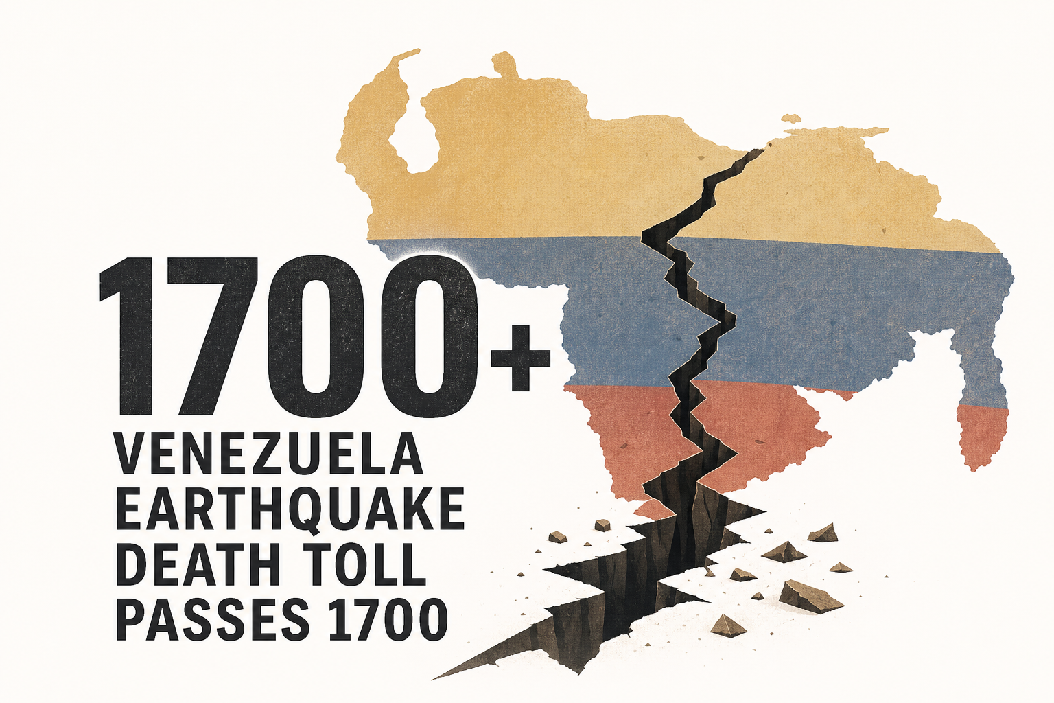 Venezuela earthquake death toll passes 1700