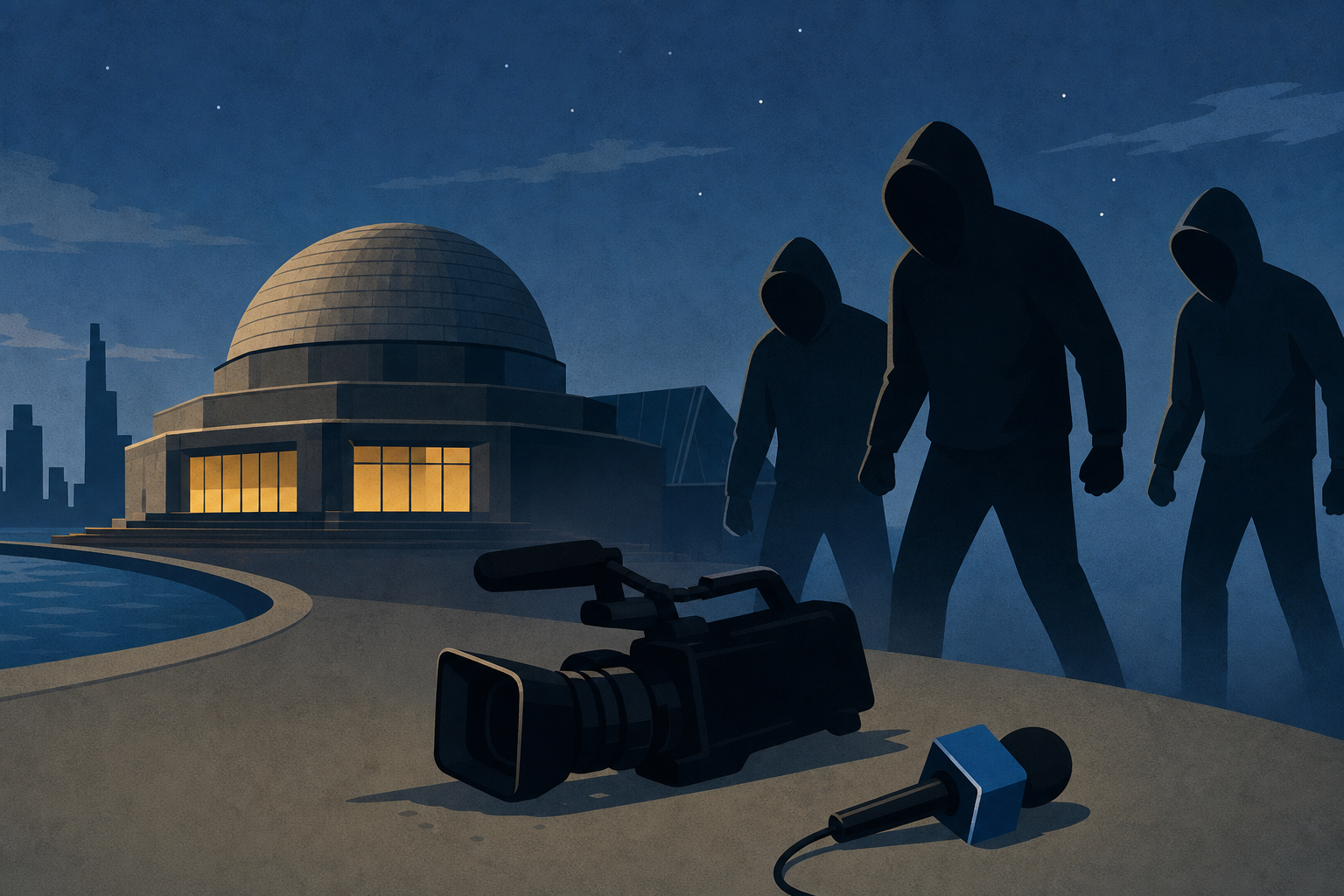 CBS Chicago reporter, photographer attacked by 3 men near Adler Planetarium