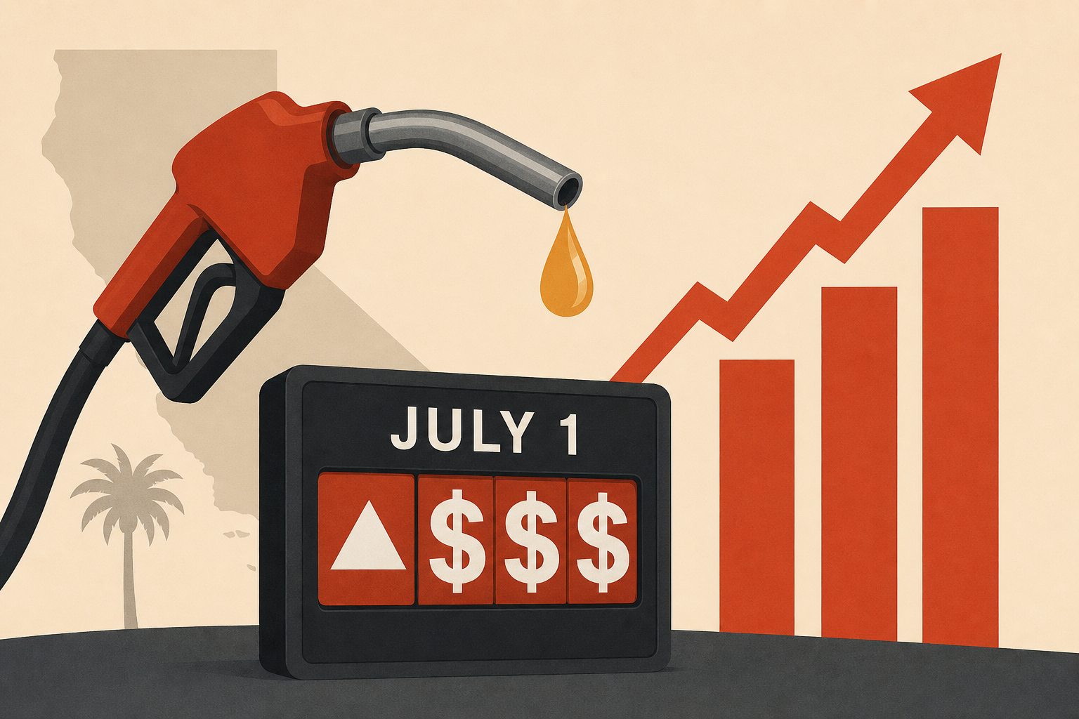 California gas prices set for another hike on July 1