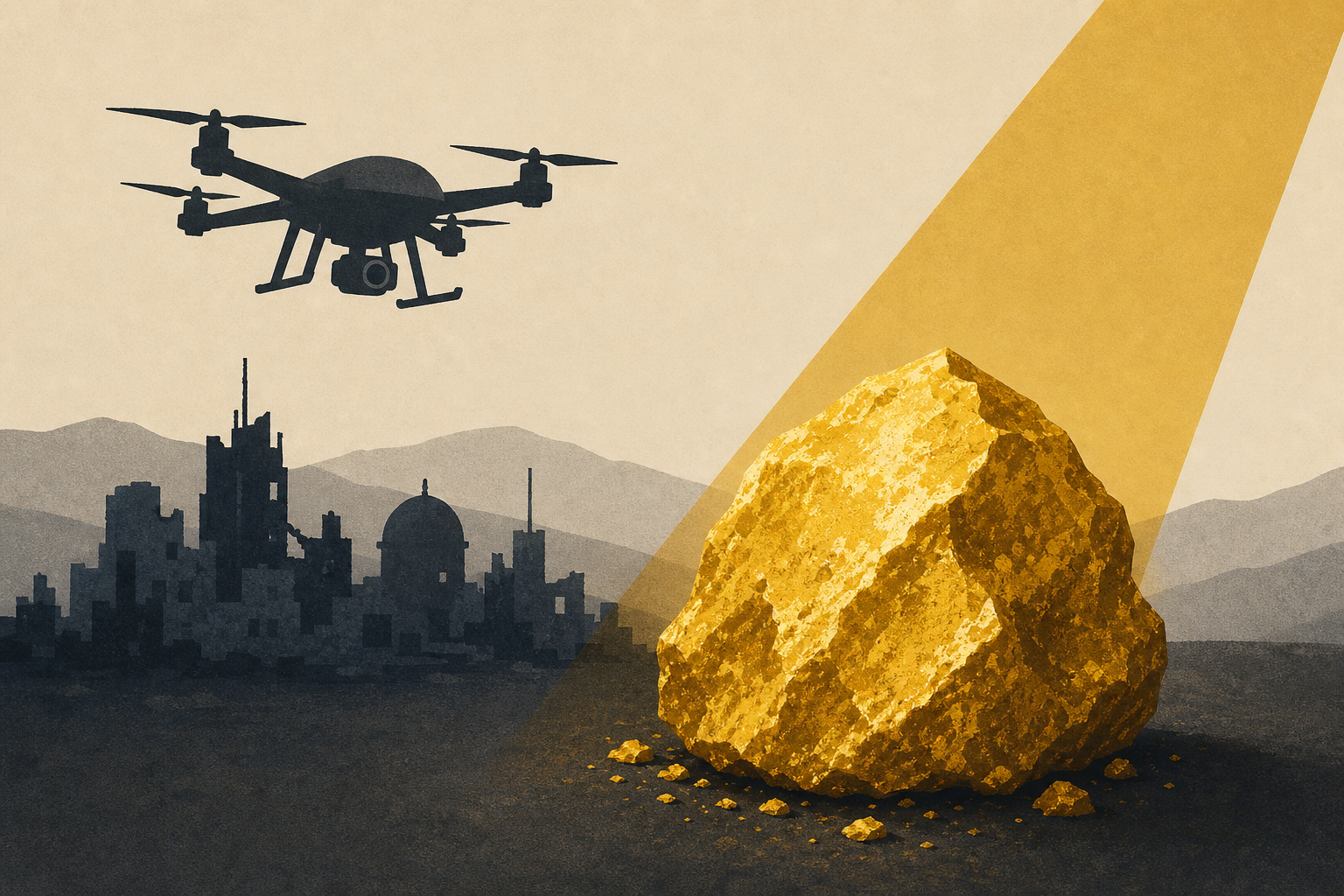 Exclusive: "Pure Gold" Discovered Following Strike On The Drone City In Southern Lebanon