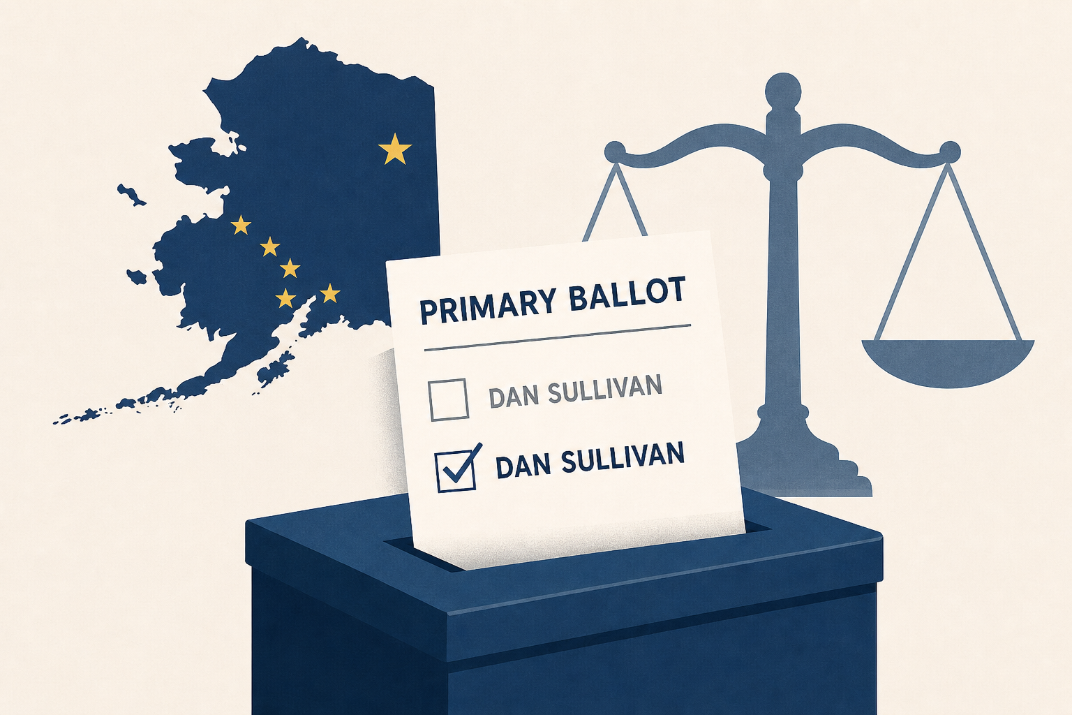 Man with same name as Alaska Sen. Dan Sullivan can appear on primary ballot, state's Supreme Court rules