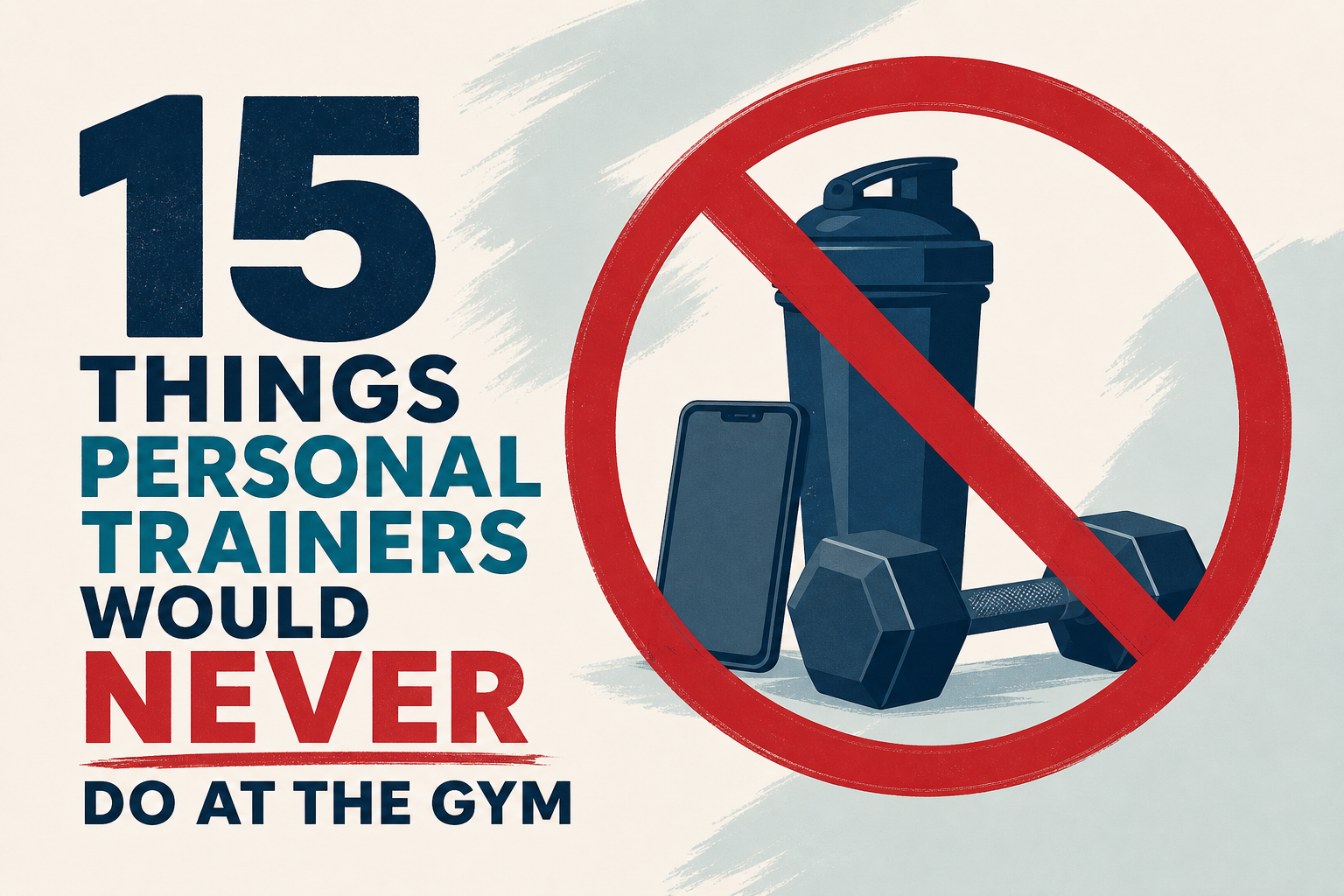 15 Things Personal Trainers Would NEVER Do At The Gym