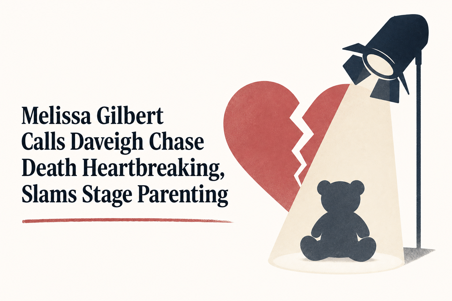 Melissa Gilbert Calls Daveigh Chase Death Heartbreaking, Slams Stage Parenting