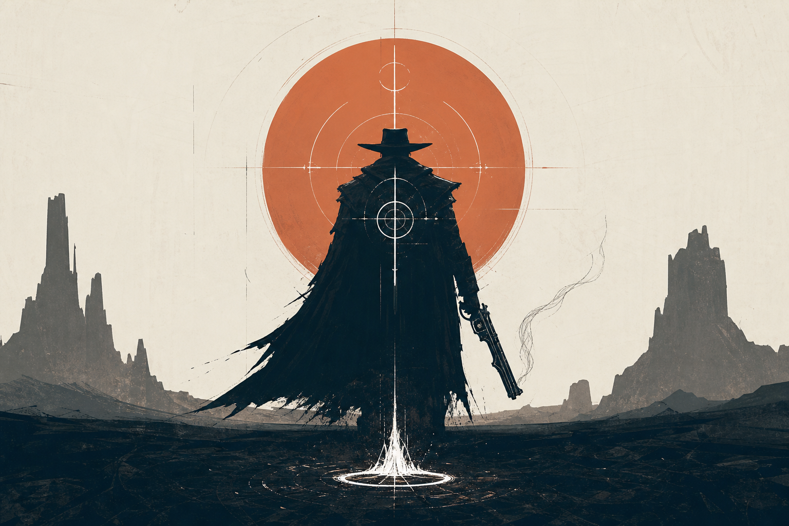 Guns Of Eschaton Is A Western Soulslike FPS Envisioned By The Late Artist Of Half-Life 2 And Dishonored