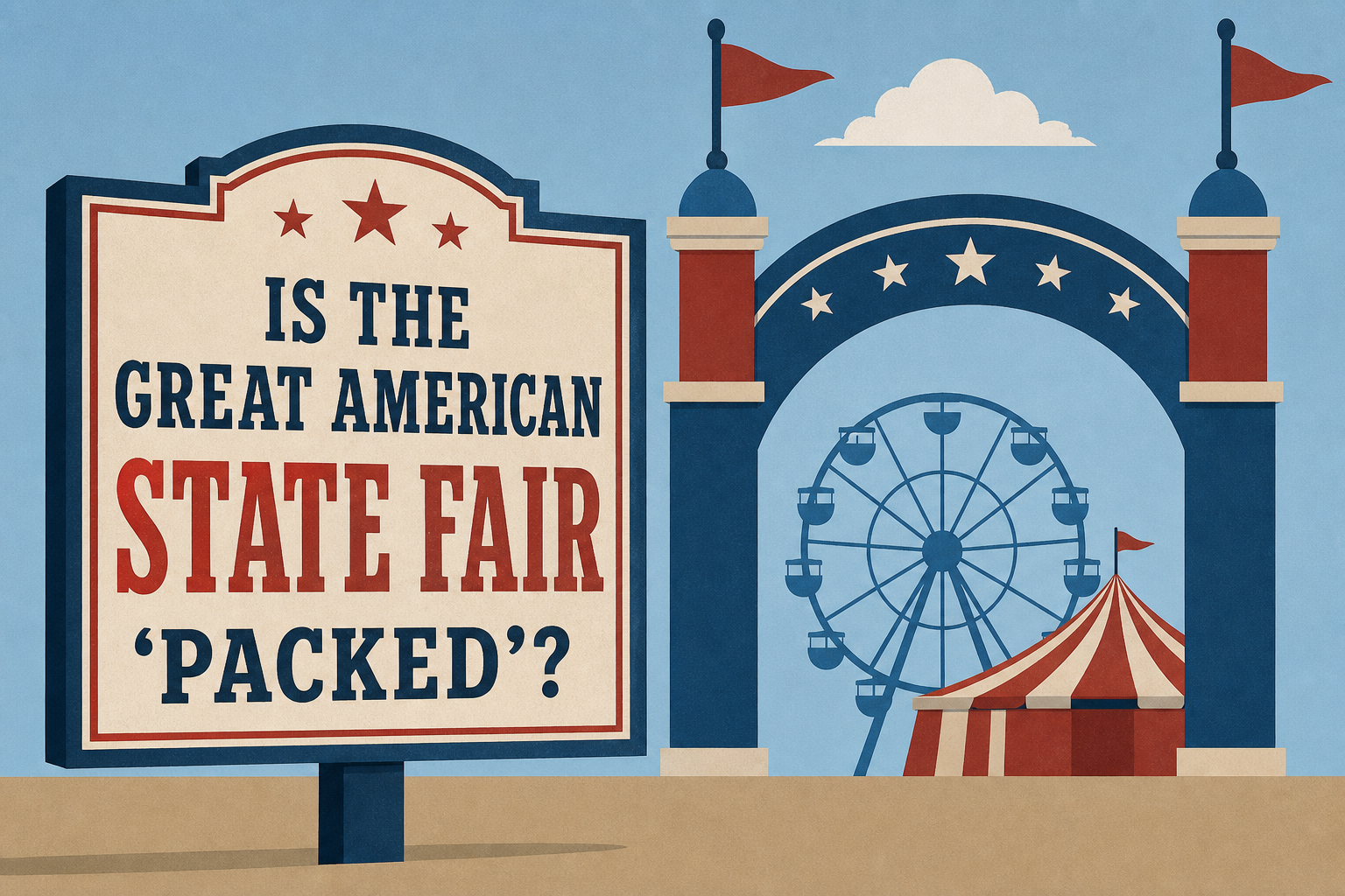 Is the Great American State Fair 'packed'?