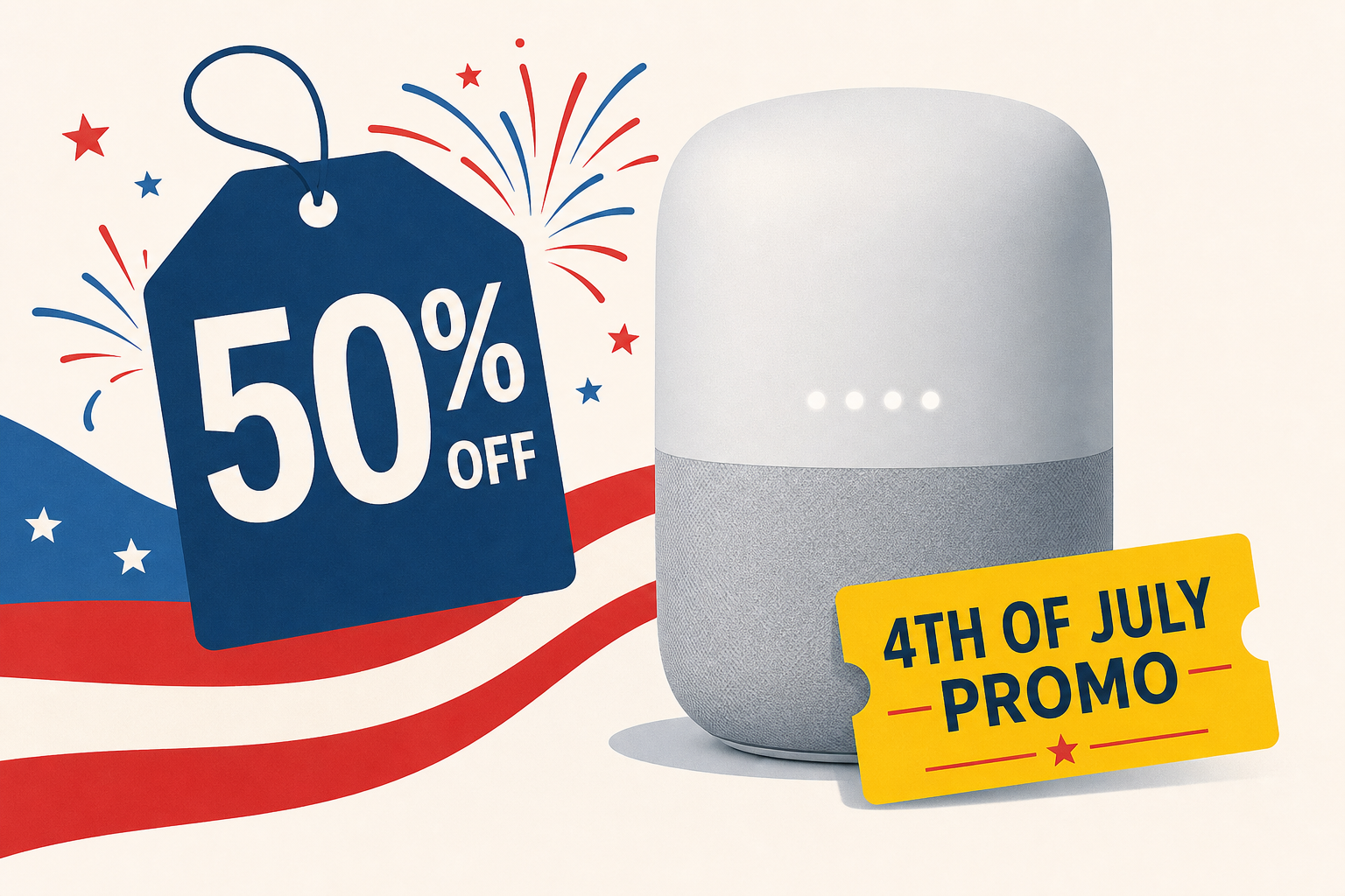 How to score the new Google Home Speaker at 50% off with this Best Buy 4th of July promo