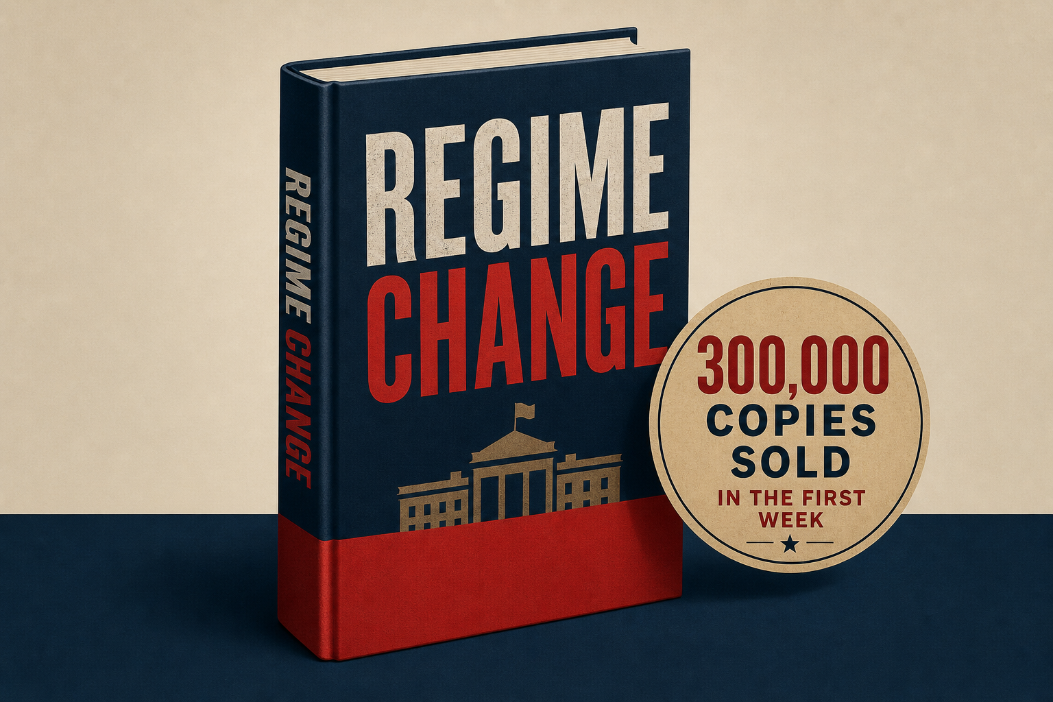 Trump book 'Regime Change' sells 300,000 copies in the first week
