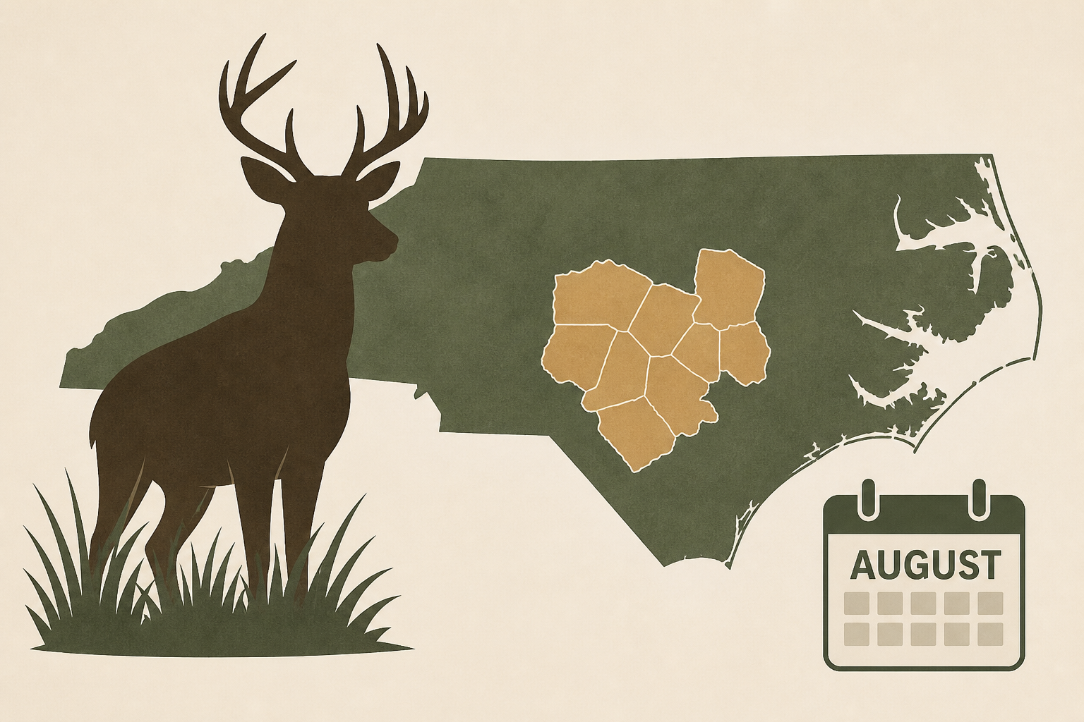 7 North Carolina counties to get August deer season
