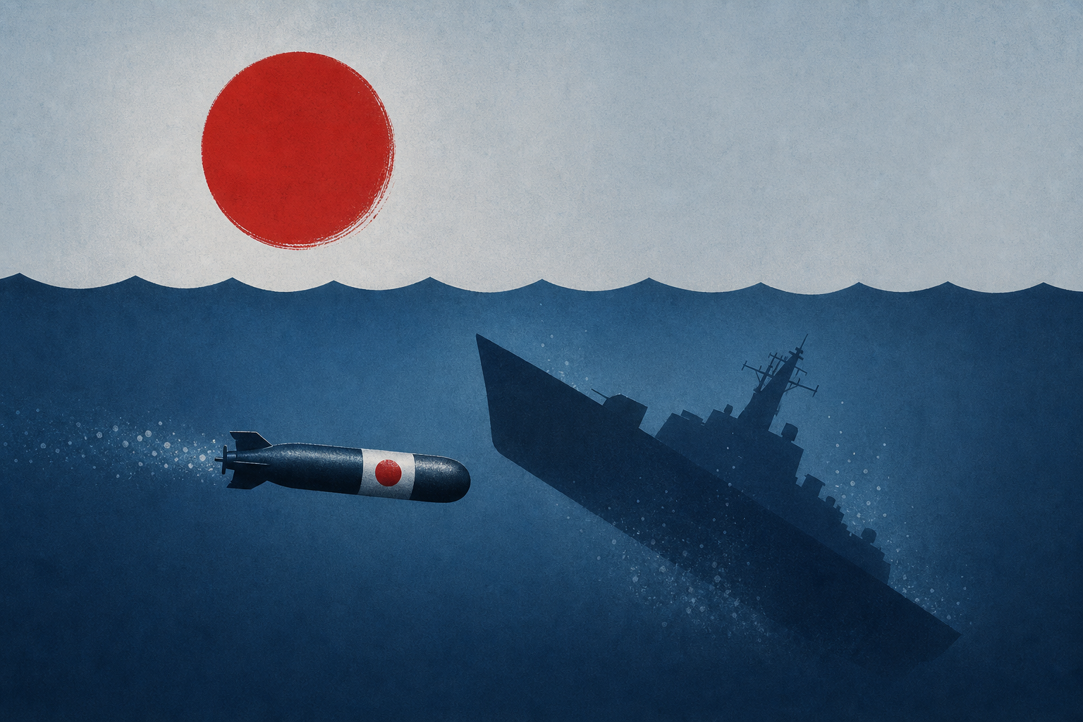 Japanese torpedo sends US ship to the ocean floor during Valiant Shield exercise