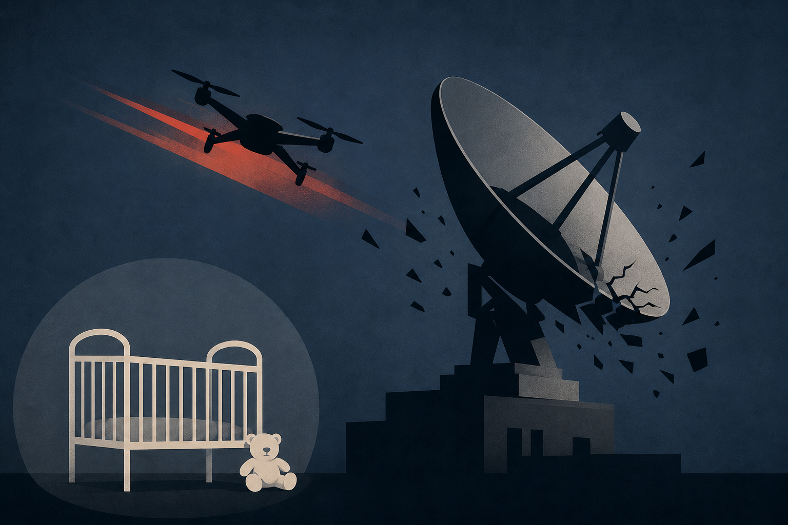 Ukraine launches major drone attack on Moscow, hitting a satellite center and killing a baby