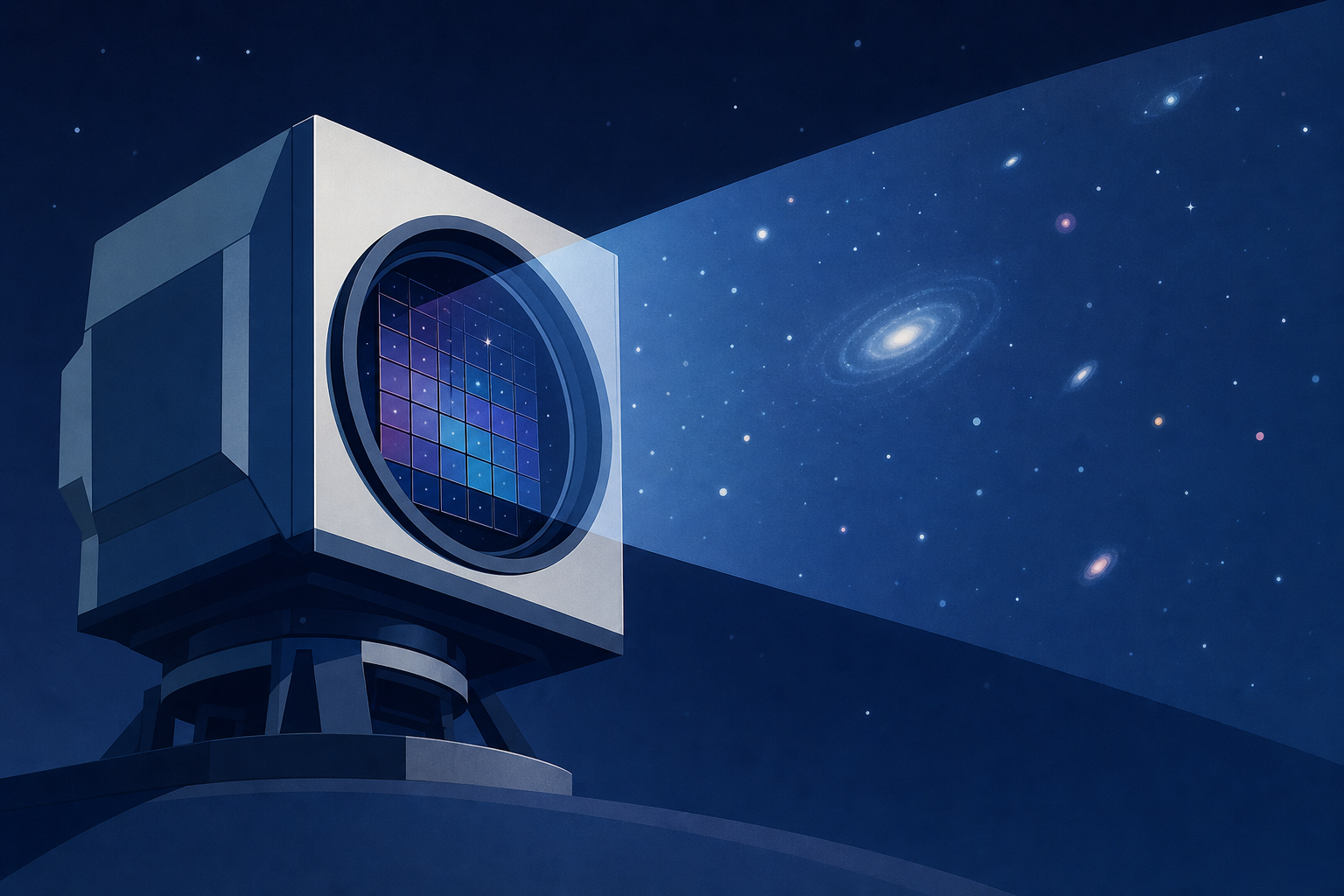 The largest digital camera ever built begins decade-long survey of the universe