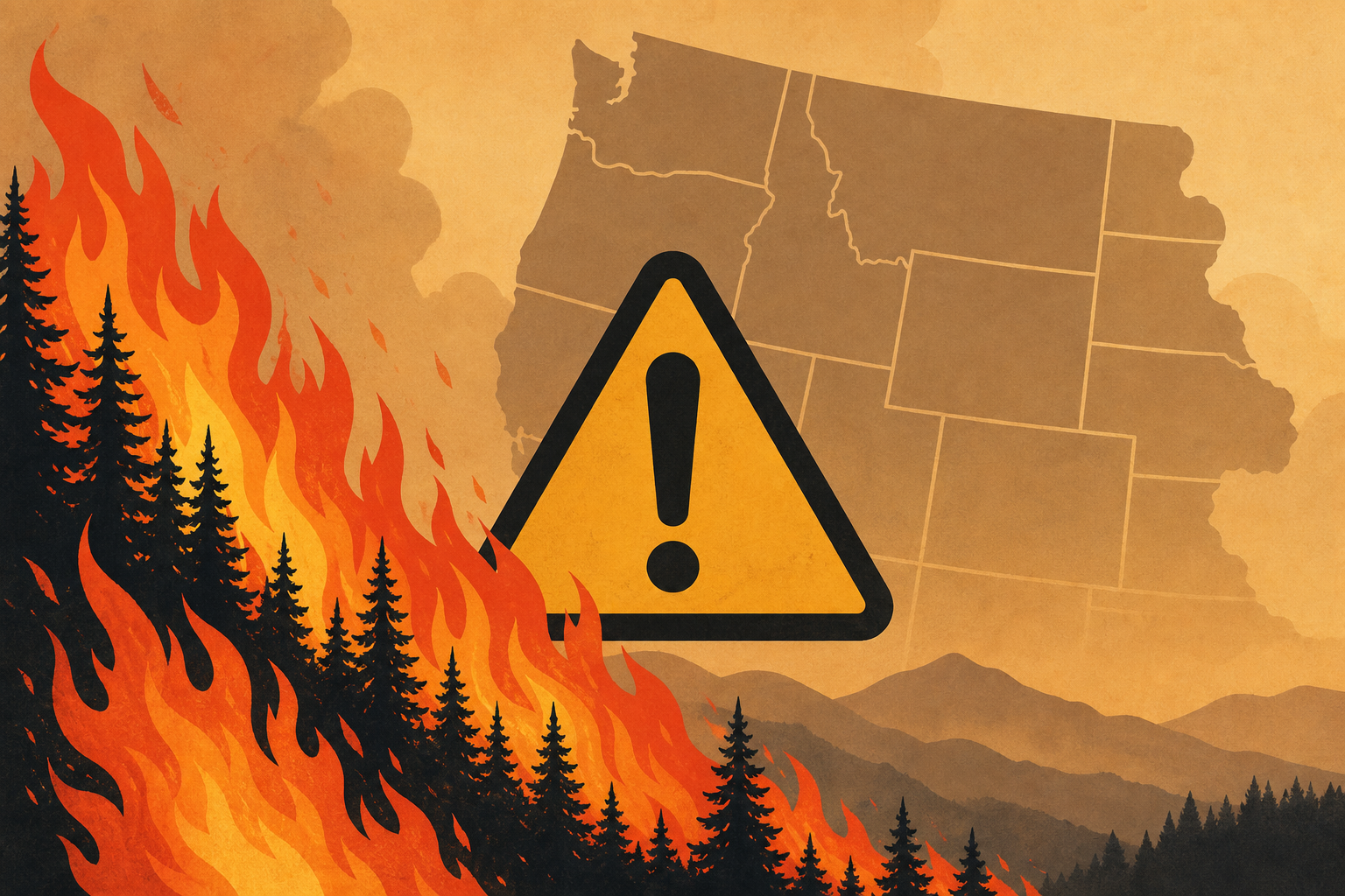 Fast-moving wildfires scorch thousands of acres across the West, and there’s more danger ahead
