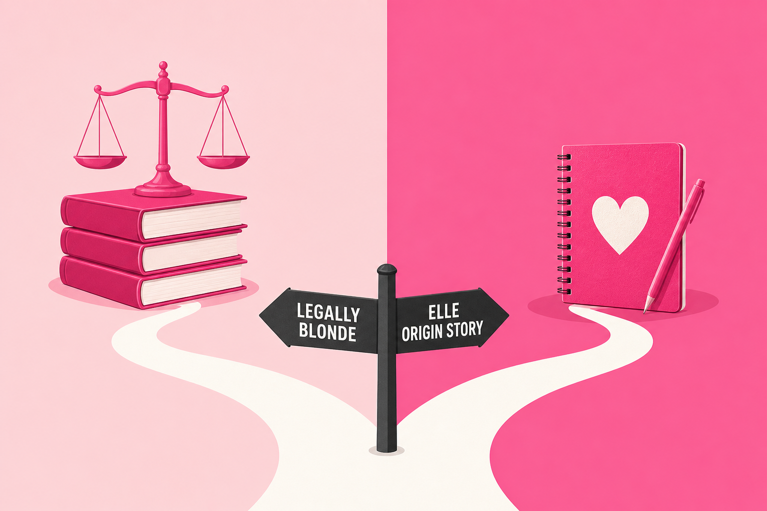 How Elle Woods' Origin Story in Elle Differs From Legally Blonde